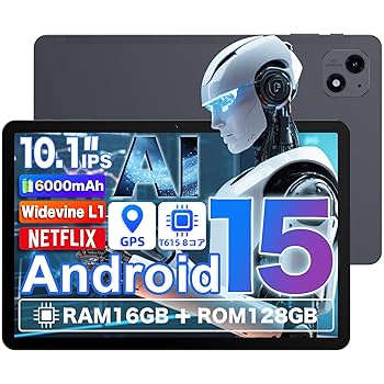 タブレット 10インチ Android 15 アンドロイド 8コアCPU Amazon.co.jp: 2025新登場·Android 15 タブレット - タブレット