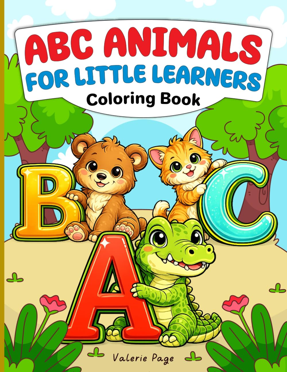 ABC Animals For Little Learners: An Autism Friendly Coloring Book