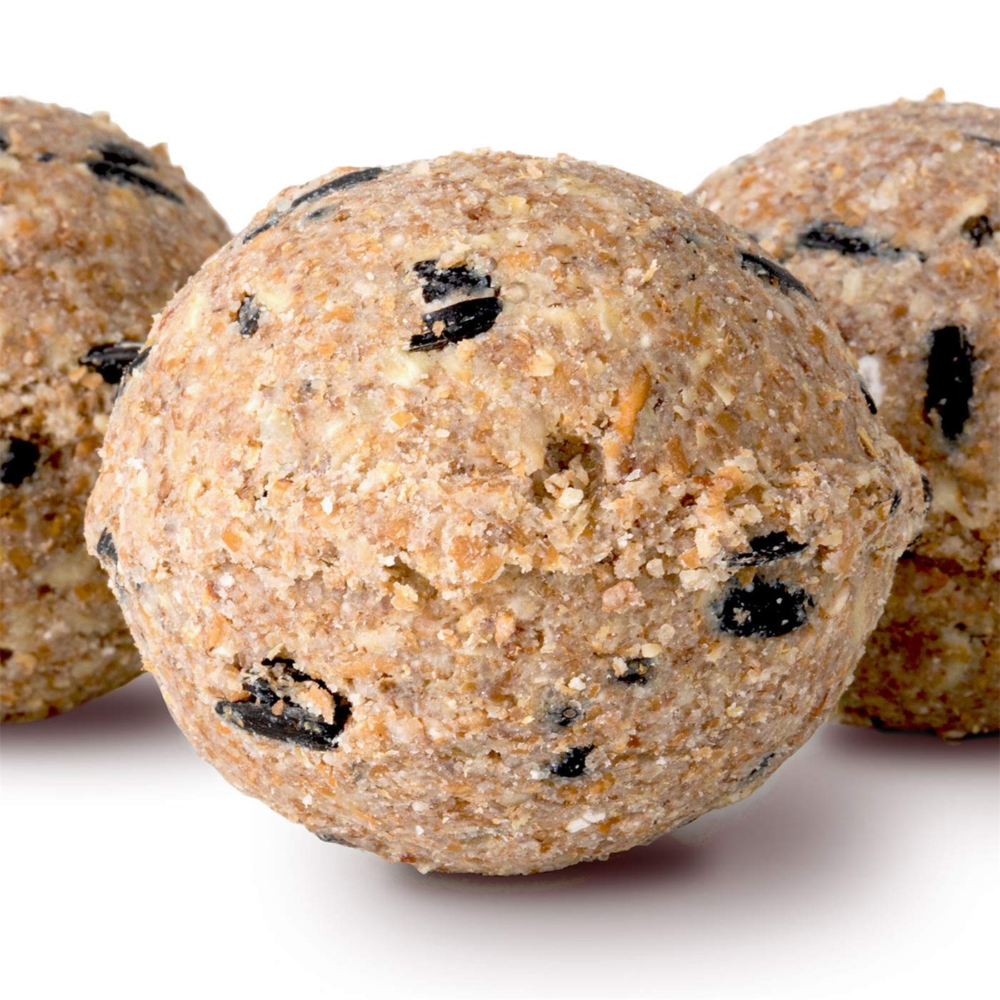 VOSS.garden 100 Stück Premium Meisenknödel, 10kg ohne Netz, Vogelfutter Futterknödel Knödel Wildvogelfutter Ganzjahresknödel Fettfutter, Wildvögel Meisen Rotkehlchen Gartenvögel