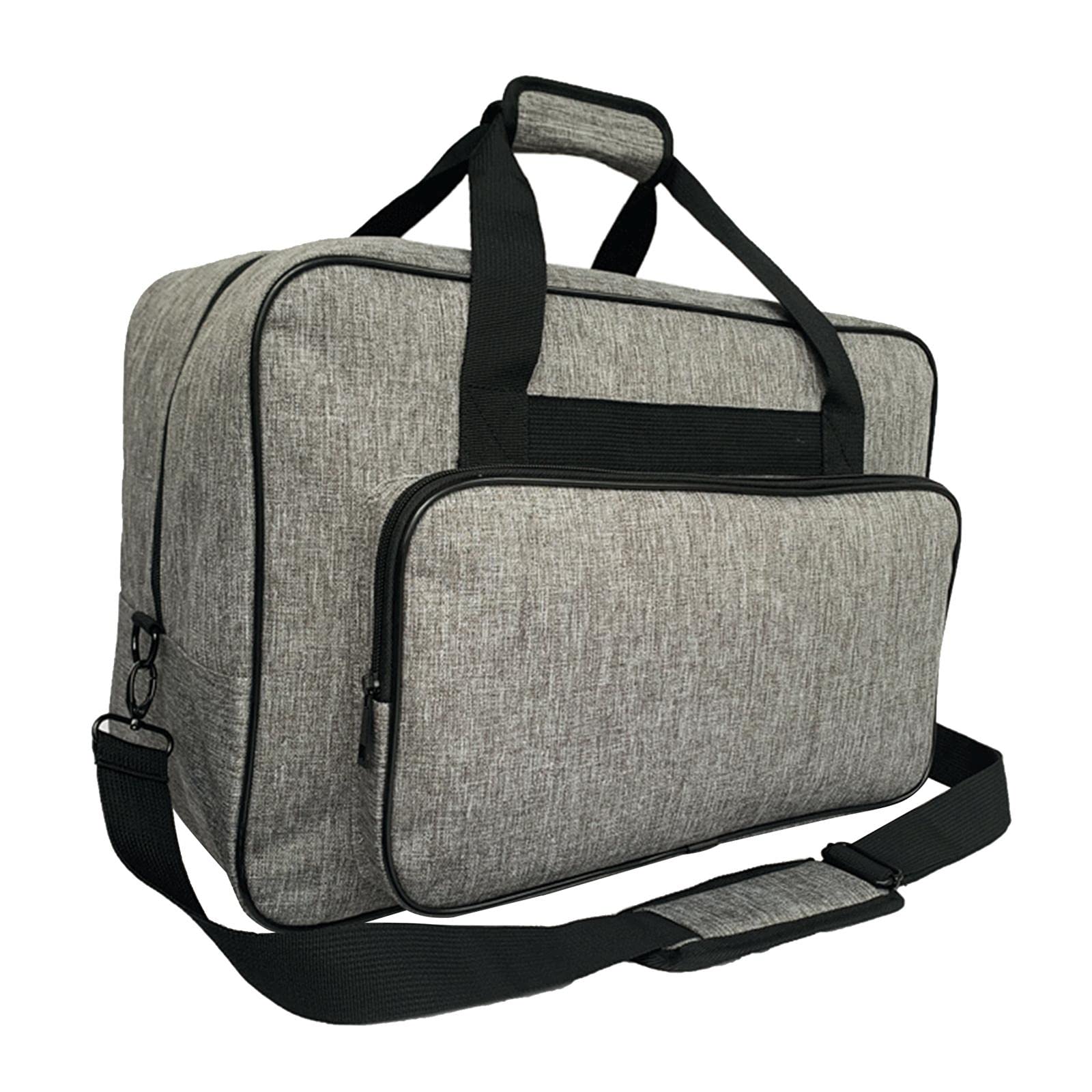 Générique Housse Machine à Coudre Sac de Transport Organiseur Crochet Fils Aiguilles Accessoires Tricotage Grande Capacité Nylon Pratique pour Étudiants