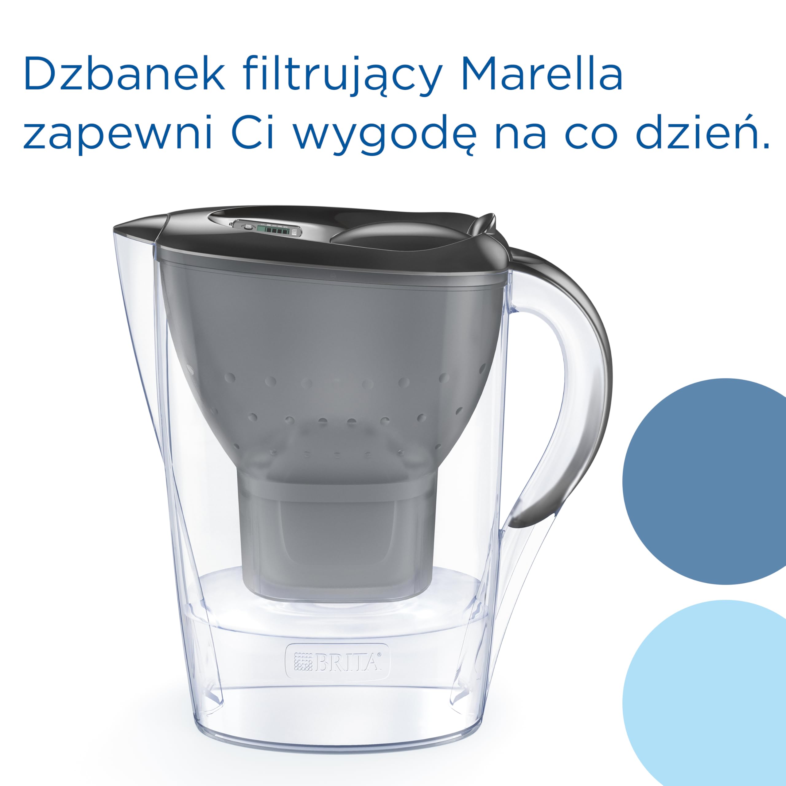 Jarra Filtrante Brita Marella +3 Maxtra Pro PP Gris Polipropileno 2,4 L 150 l