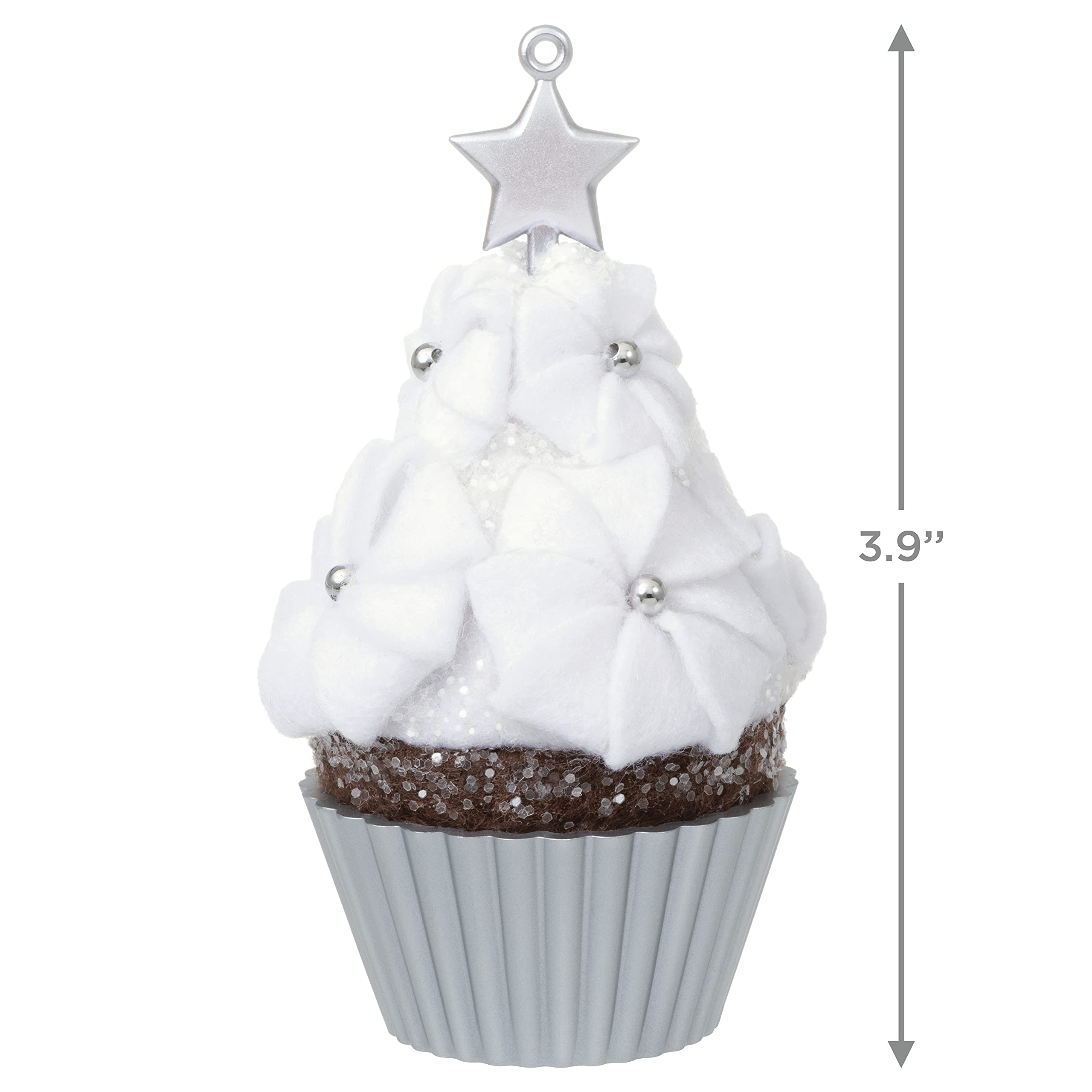 Hallmark Keepsake Décoration de Noël 2021 - Cupcakes de Noël - Bonbons étoiles