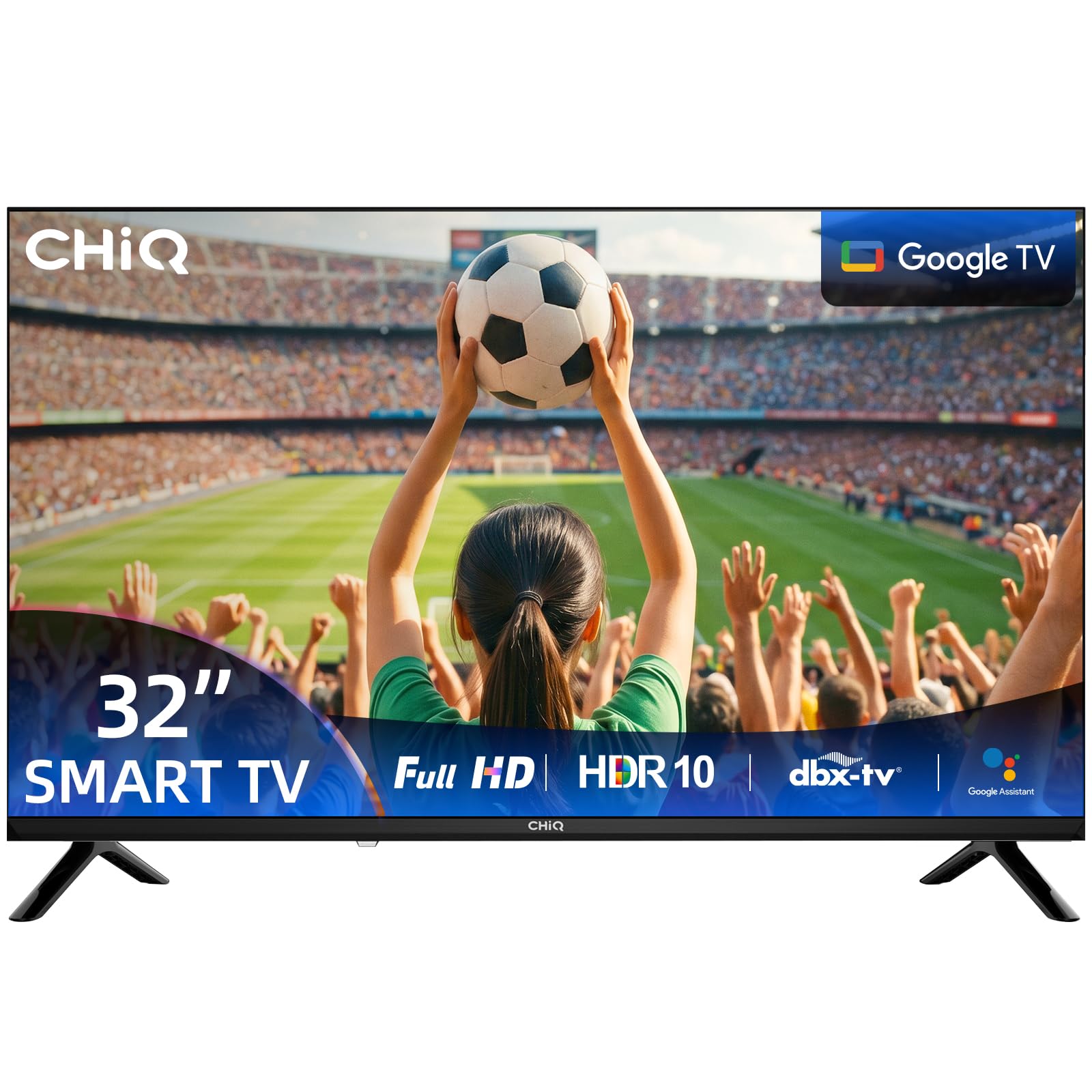 CHiQ LF32FT Smart TV 32 Inch (80 cm), Full HD, HDR10, Google TV OS