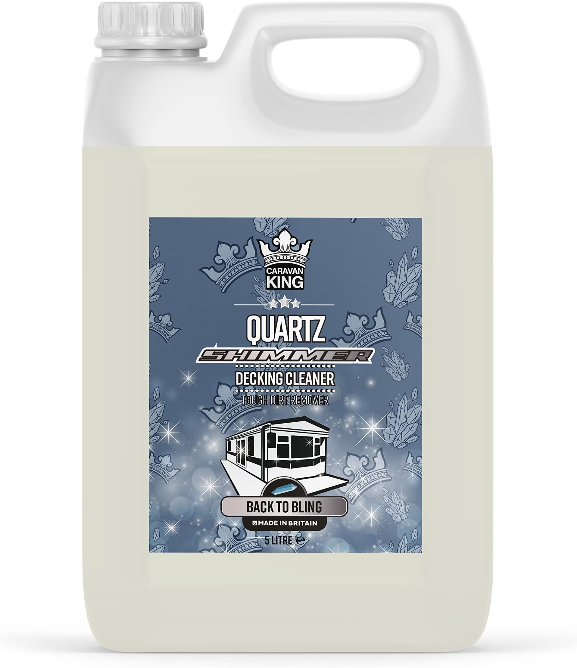 Caravan King Decking Cleaner Removes Dirt, Grime and Mould Suitable