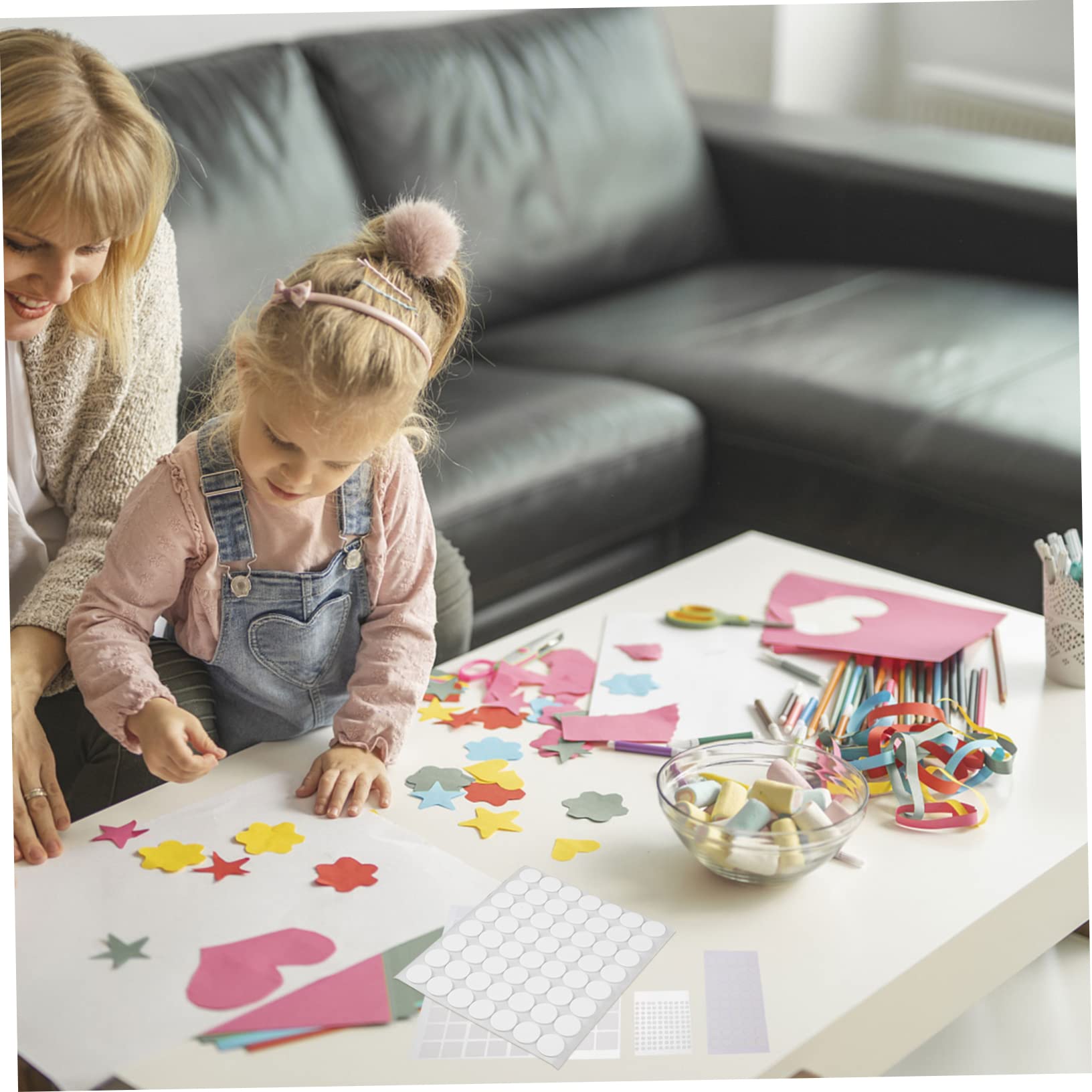 SHINEOFI 90blätter Runde Dots Doppelseitige Klebepads Stark Haftende Selbstklebende Aufkleber Für -projekte Geeignet Für Karten Poster Und Partydekorationen