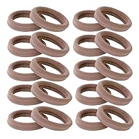 Vista 1 de 20 ligas negras para el cabello, rizadas, elásticas y pesadas, para coletas, diademas sólidas, sin costuras, de algodón, para mujeres y niñas