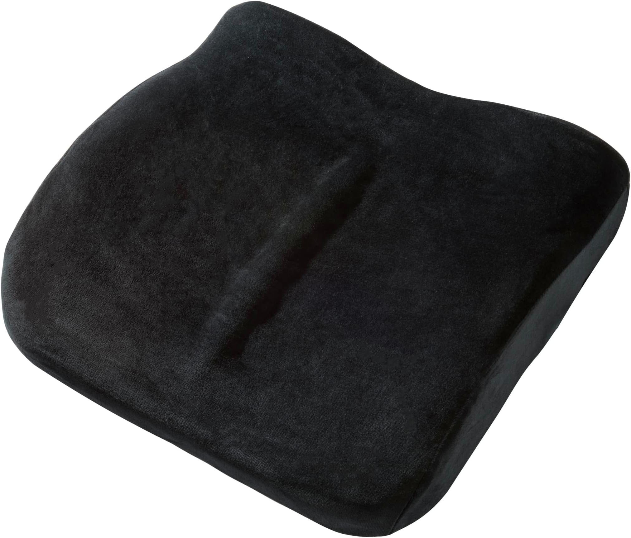 Sit-Back Cushion – Seat Cushion and Posture Support, Contoured Ergonomic Design for Soothing Relief, Memory Foam Lumbar Support Pillow for Office Chairs and More