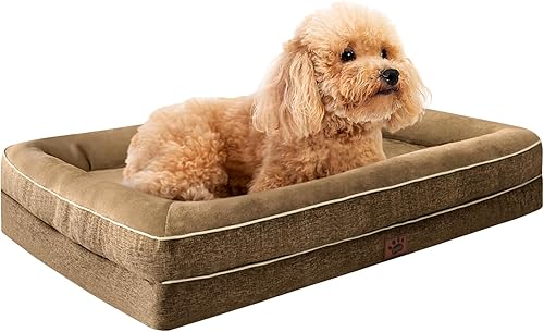 Miniatura 15 de Camas de Espuma Viscoelástica Impermeables para Perros Extra Grandes Camas Ortopédicas Antideslizantes para Perros Lavables Sofá Cama para Mascotas
