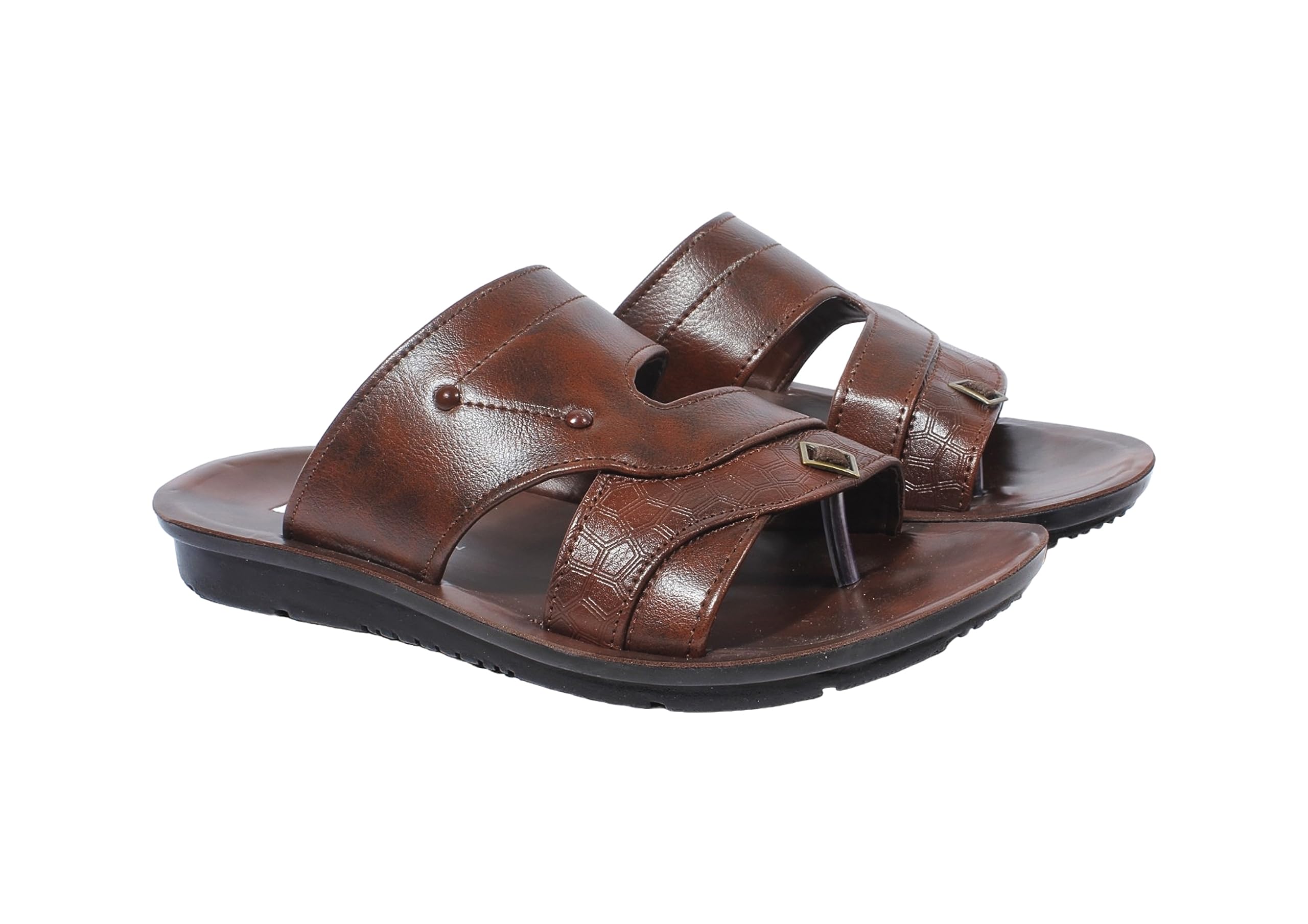 Trump Ethnic Slippers For Men ll Thong Sandals For Men ll Ethnic Chappal For Men (6612 BROWN, Size: 8) (B0CHF98WFY) Amazon Price History, Amazon Price Tracker
