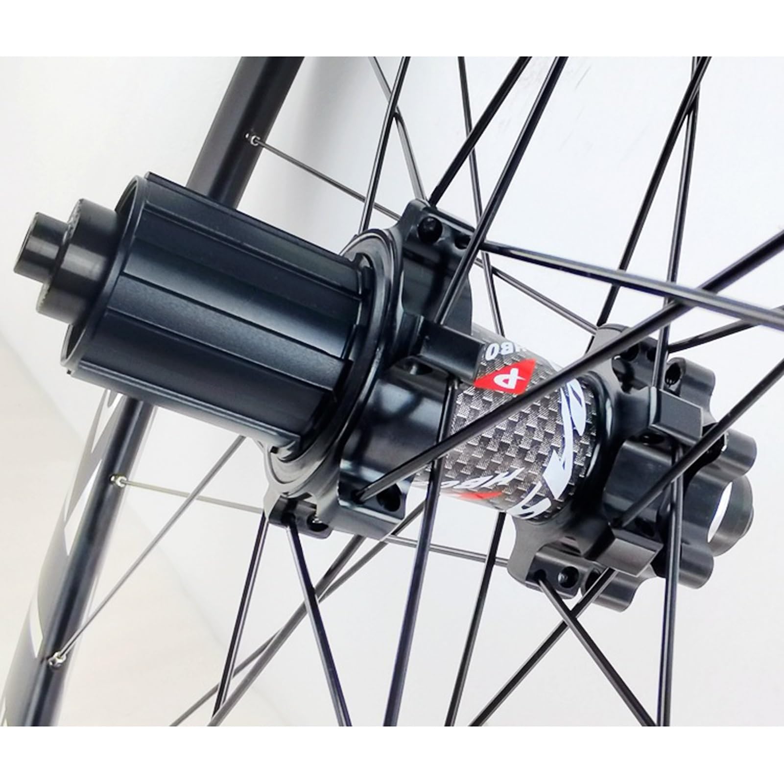 Ruedas de Bicicleta de Carretera 700C Juego Ruedas Ciclismo Carreras Buje Delantero Trasero 7075 Aluminio Freno de Disco de Seis Pines Rueda de Bicicleta de Altura de Llanta De 30 MM 24 Orificios for