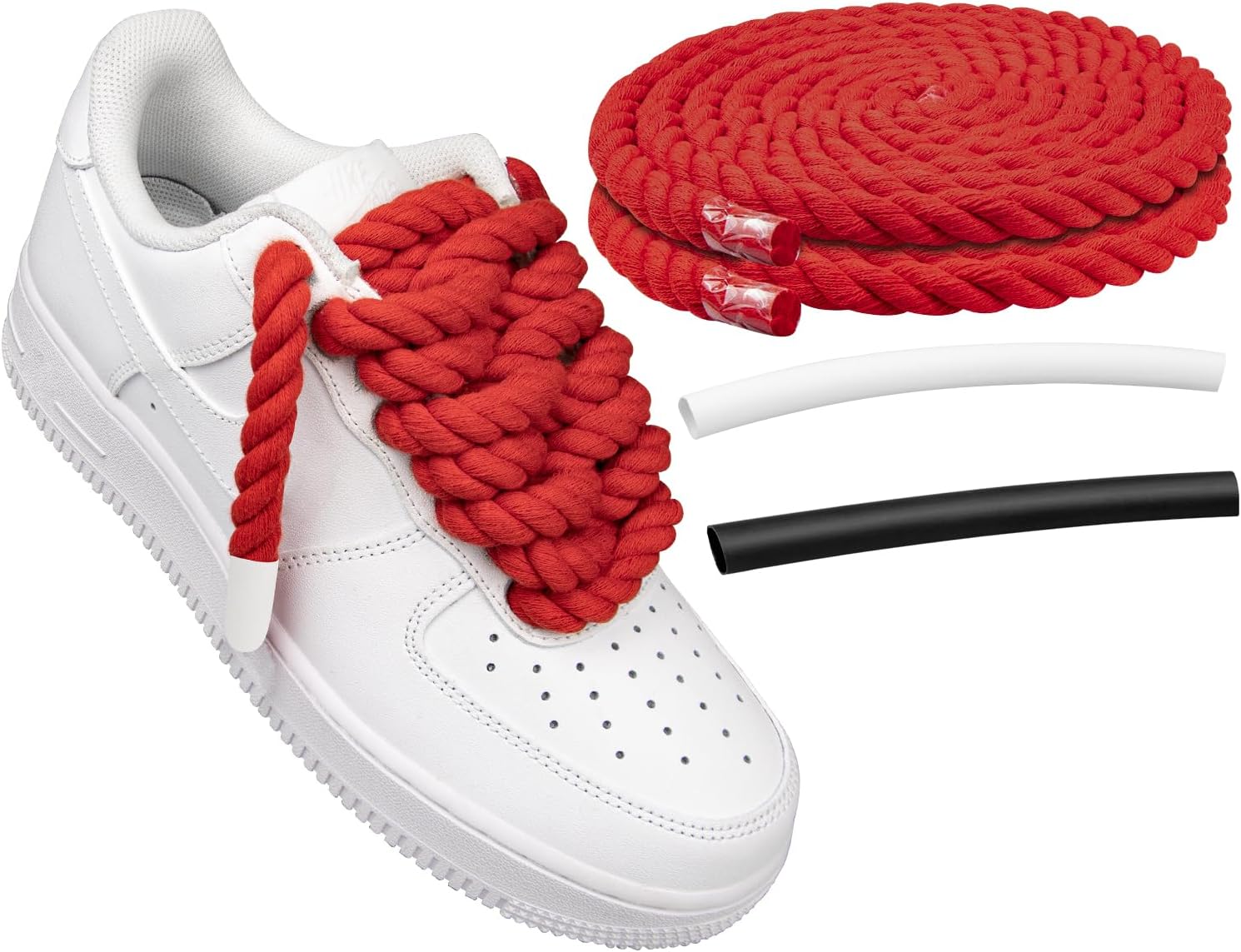 airforces black and red