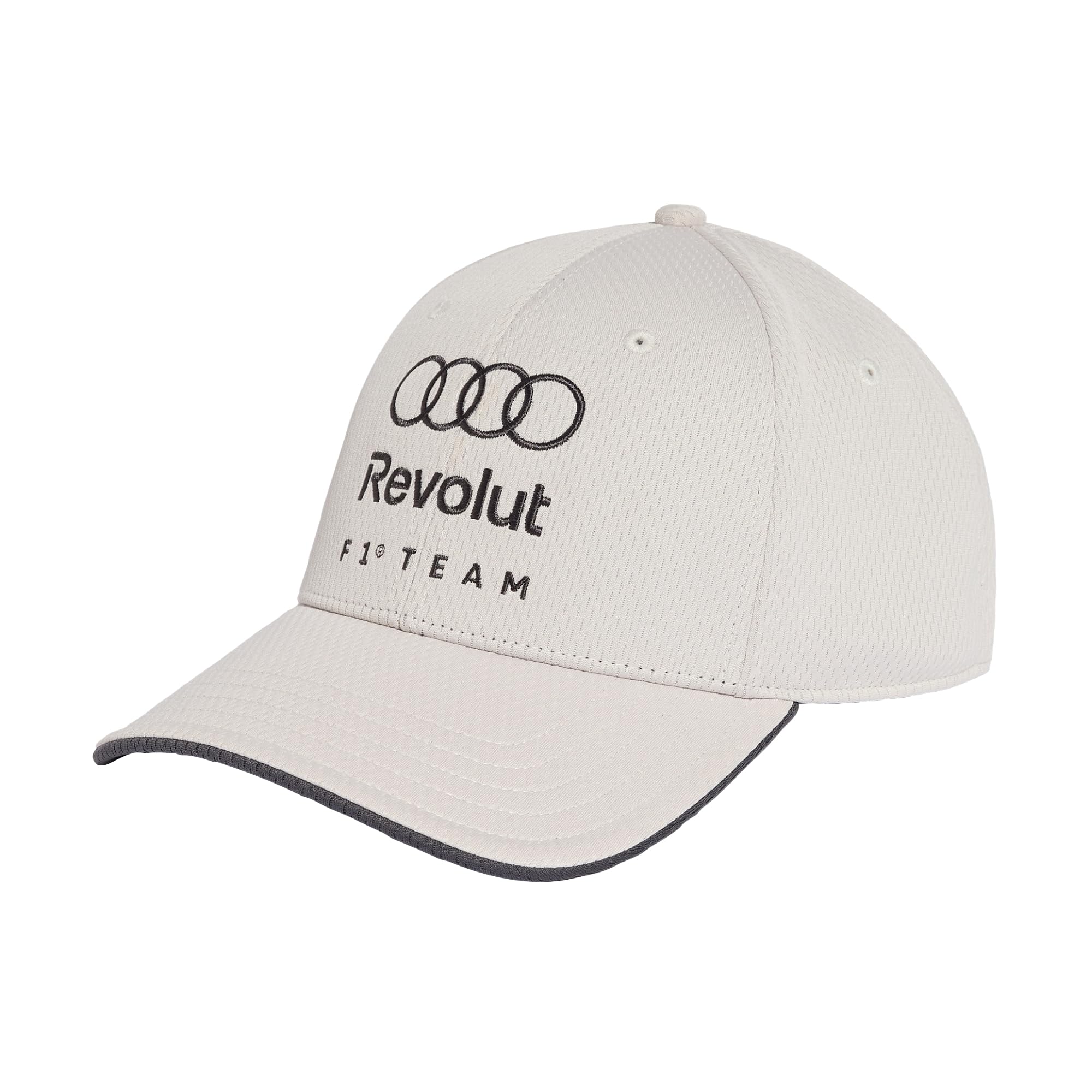 adidas Unisex AUDI REVOLUT FORMULA ONE TEAM DNA FLEX CAP, chalk pearl, M-L