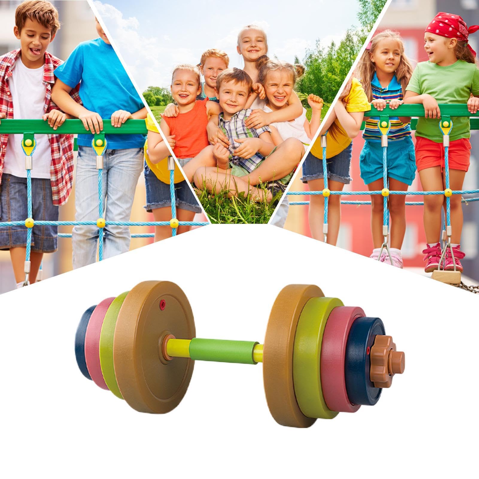 Gewichtheber-Set für Kinder – Advanced Professional Ultimate Workout Langhantel-Spielzeugsystem-Kit, verstellbares Trainingsspielzeug für Aktivitäten im Freien | Kinder-Trainingsgeräte, physische