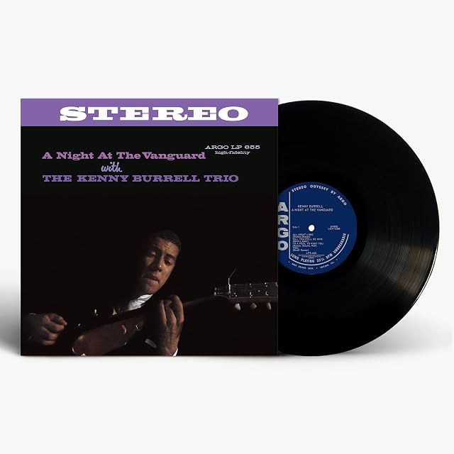 A Night At The Vanguard por Kenny Burrell, capa do álbum