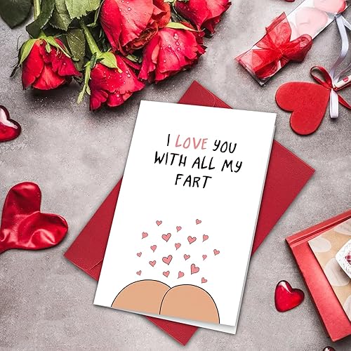 Miniatura 3 de RollupJoy Divertidas tarjetas de San Valentín para él y ella, tarjeta de amor de aniversario traviesa para novio, novia, dulces regalos del día de