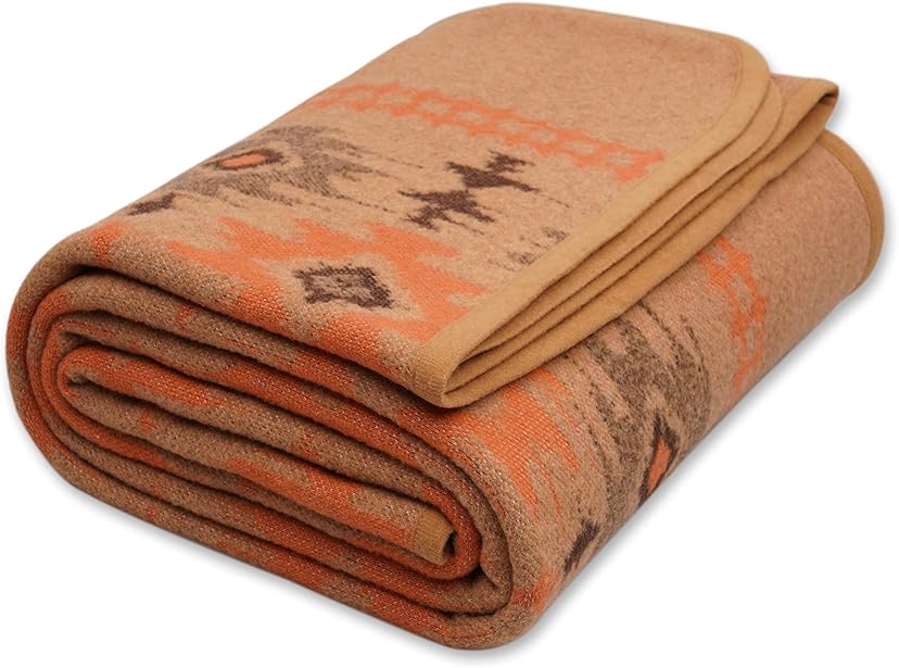 Acushla Merino Wool Blanket Warm Thick Washable Large Bed Couch ...