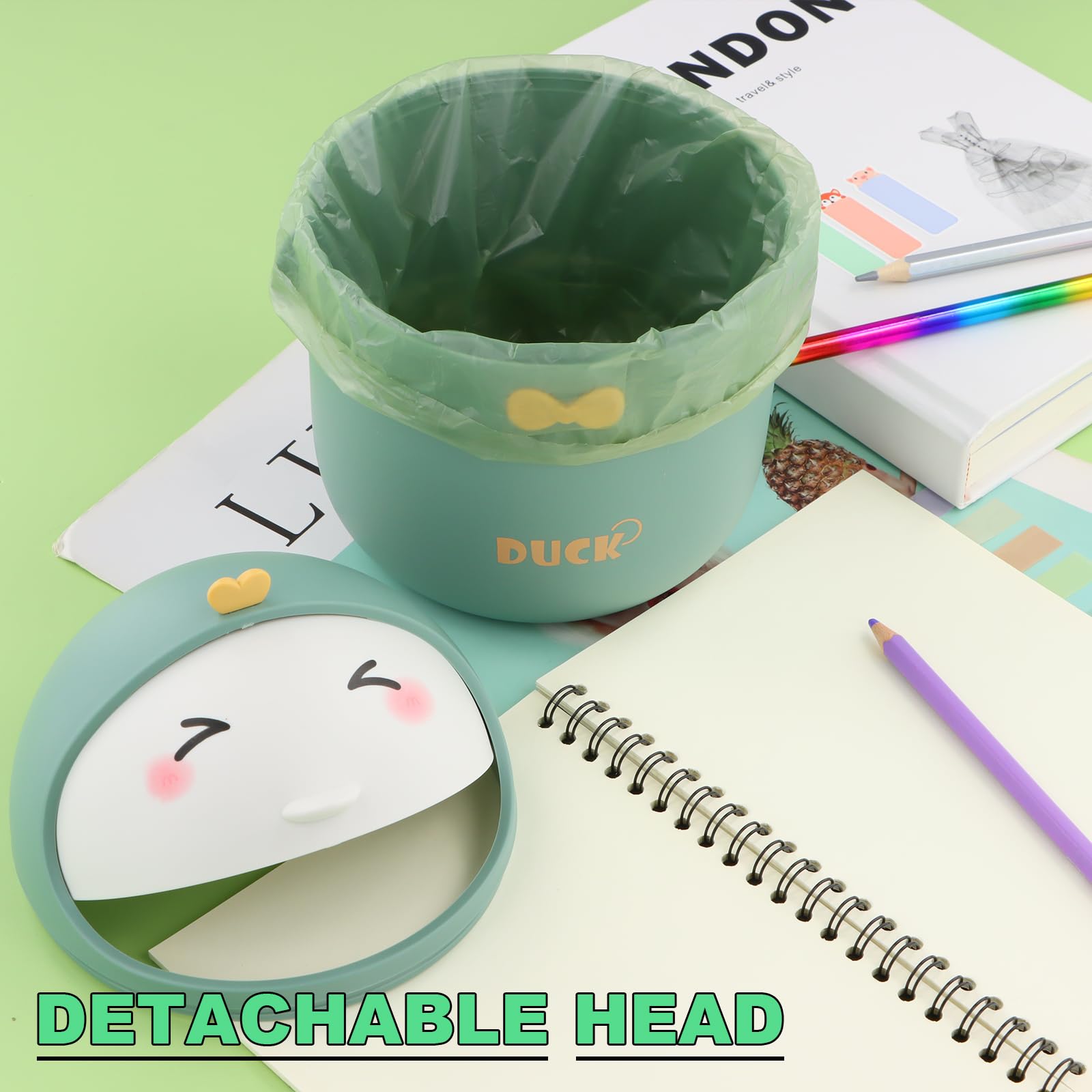 Pattumiera Da Tavolo Con Coperchio - Mini Cestino Per Scrivania, Ufficio, Bagno, Cucina, Design Carino, Rosa