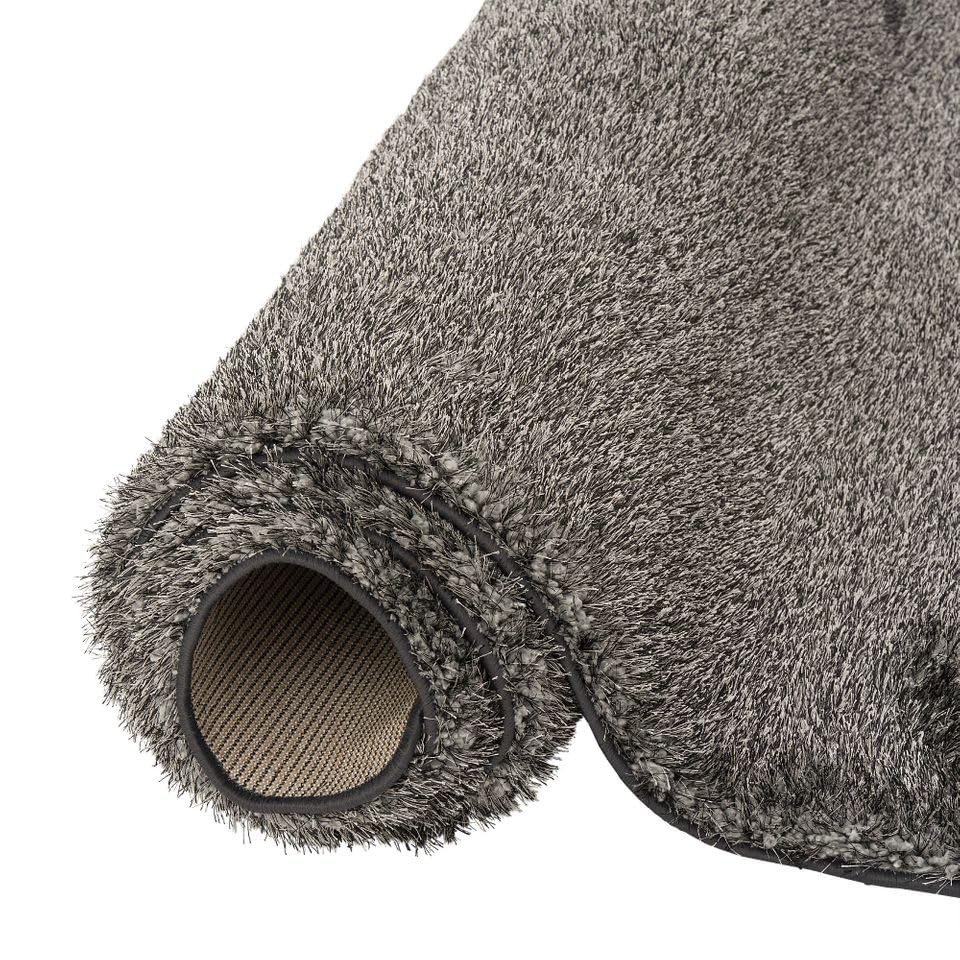 Snapstyle Tapis Shaggy à Poils Longs, Peluche, pour Le Salon et l'entrée Moelleux Luxe Feeling Mix Anthracite