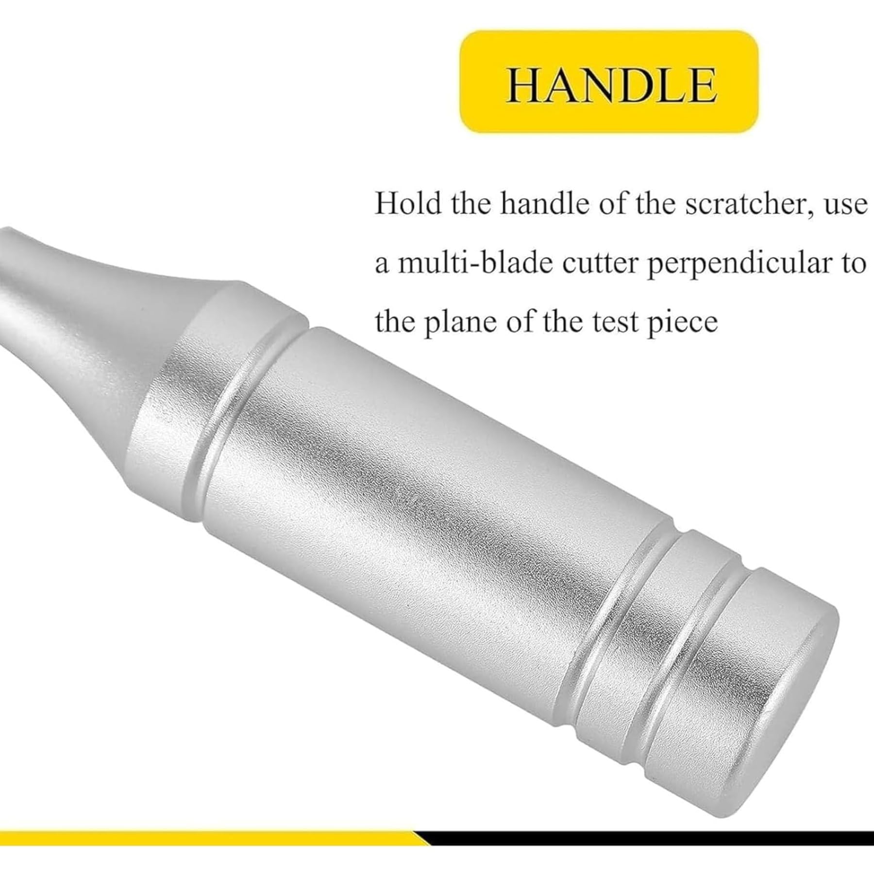 Kit de comprobador de adherencia de corte cruzado con cuchillas de 1 mm/2 mm/3 mm, cinta adhesiva, llave inglesa y lupa para evaluación de revestimientos, fácil de usar y fiable para resultados