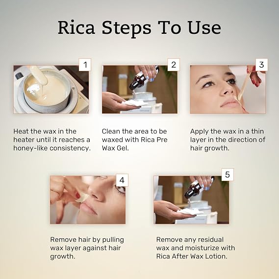 RICA Brazilian Wax with Avocado Butter - Made in Italy - For Bikini & Face Wax (28.2 OZ)