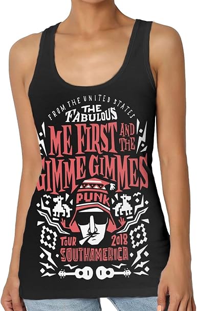 Amazon.com: Me Fir-St and The GIM-Me GIM-Mes Tank Top Mujer Verano 3D  Impresión Sin Mangas Camisetas Fitness Chaleco, Negro, M : Ropa, Zapatos y  Joyería