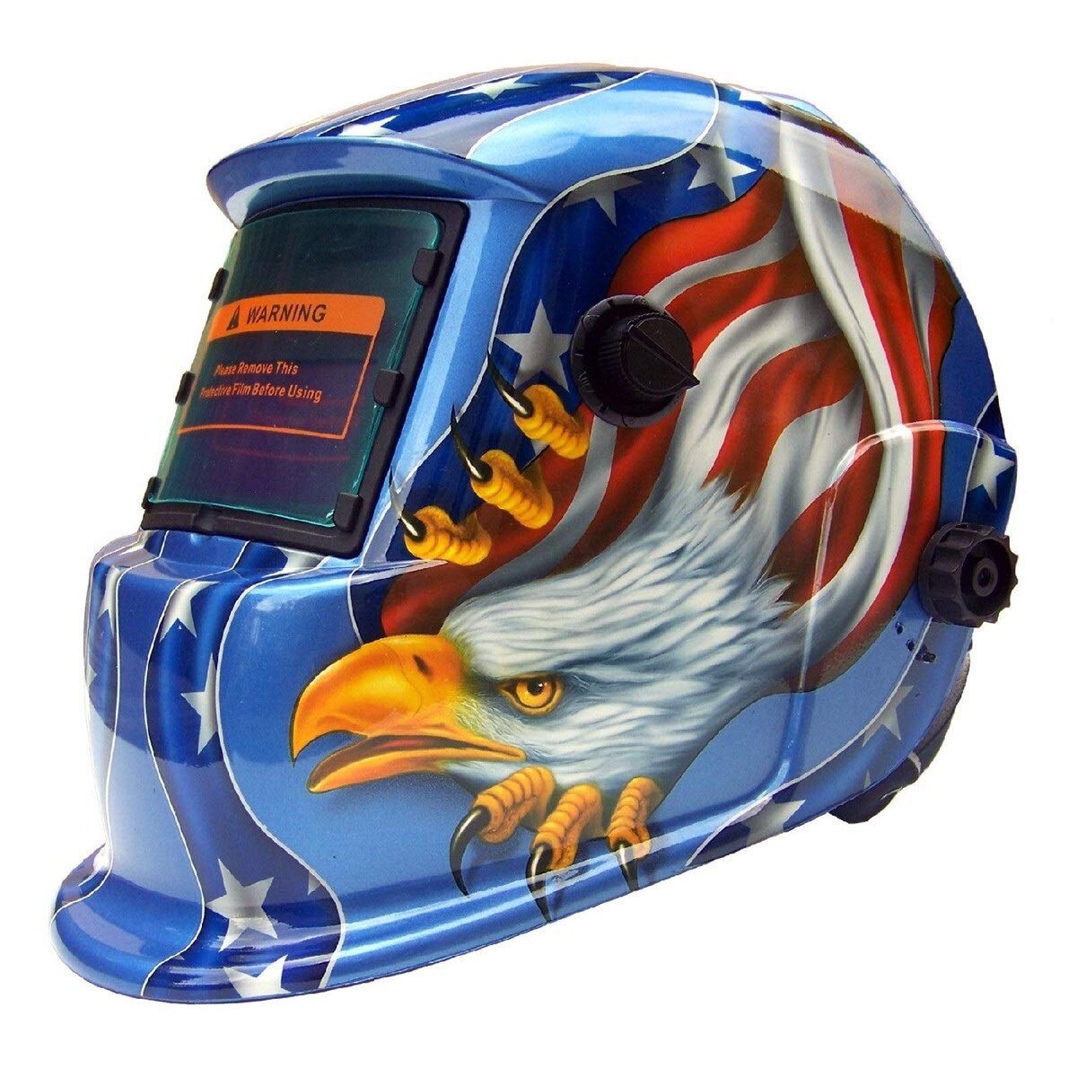 Máscara de soldadura, Casco de soldadura, Máscara de soldador, Casco de soldadura Casco de soldadura con oscurecimiento automático con energía solar Rango de sombra ajustable 4/9-13 Máscara de soldadu