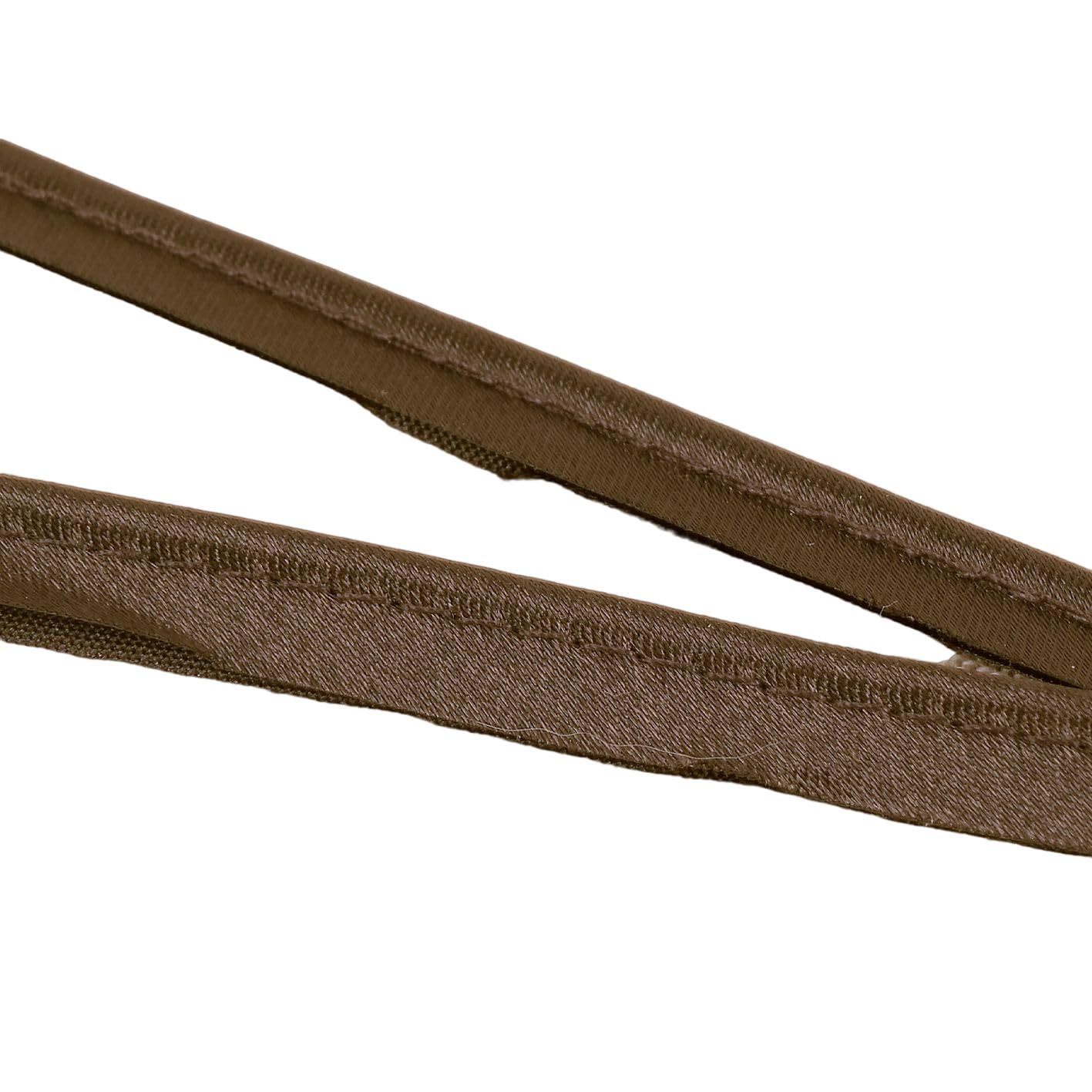 Bobina da 25 m, raso, 10 mm, marrone scuro