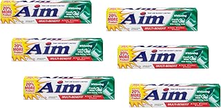 Aim Toothpaste 6 oz Tube (pack of 6) Fresh Mint gel