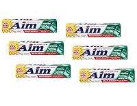 Vista 1 de Aim Toothpaste 6 oz Tube (pack of 6) Fresh Mint gel