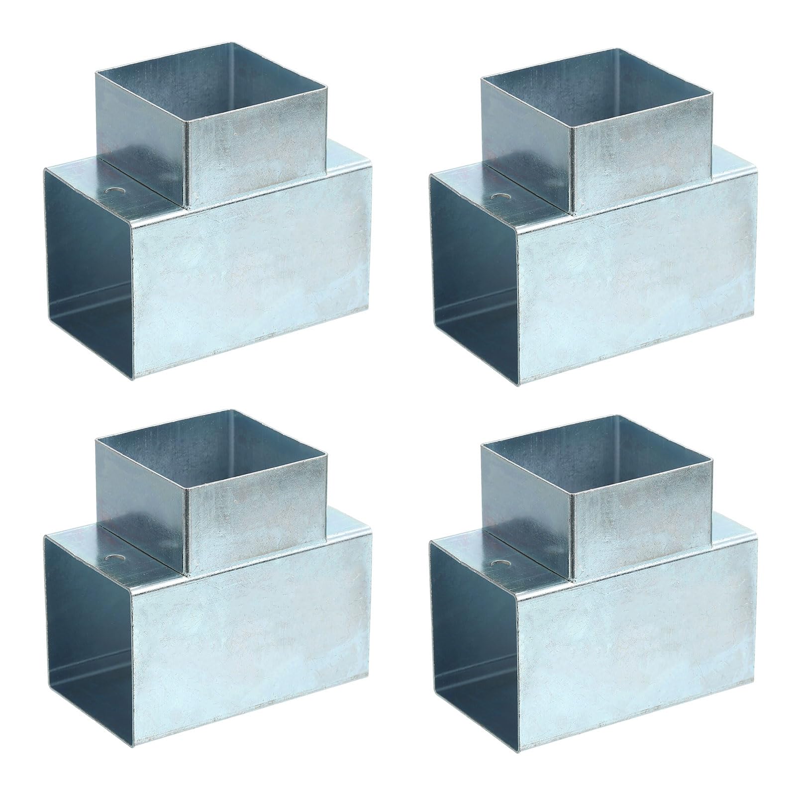 Support de tonnelle bois pergola connecteur en T de 5,1x5,1 cm extérieur