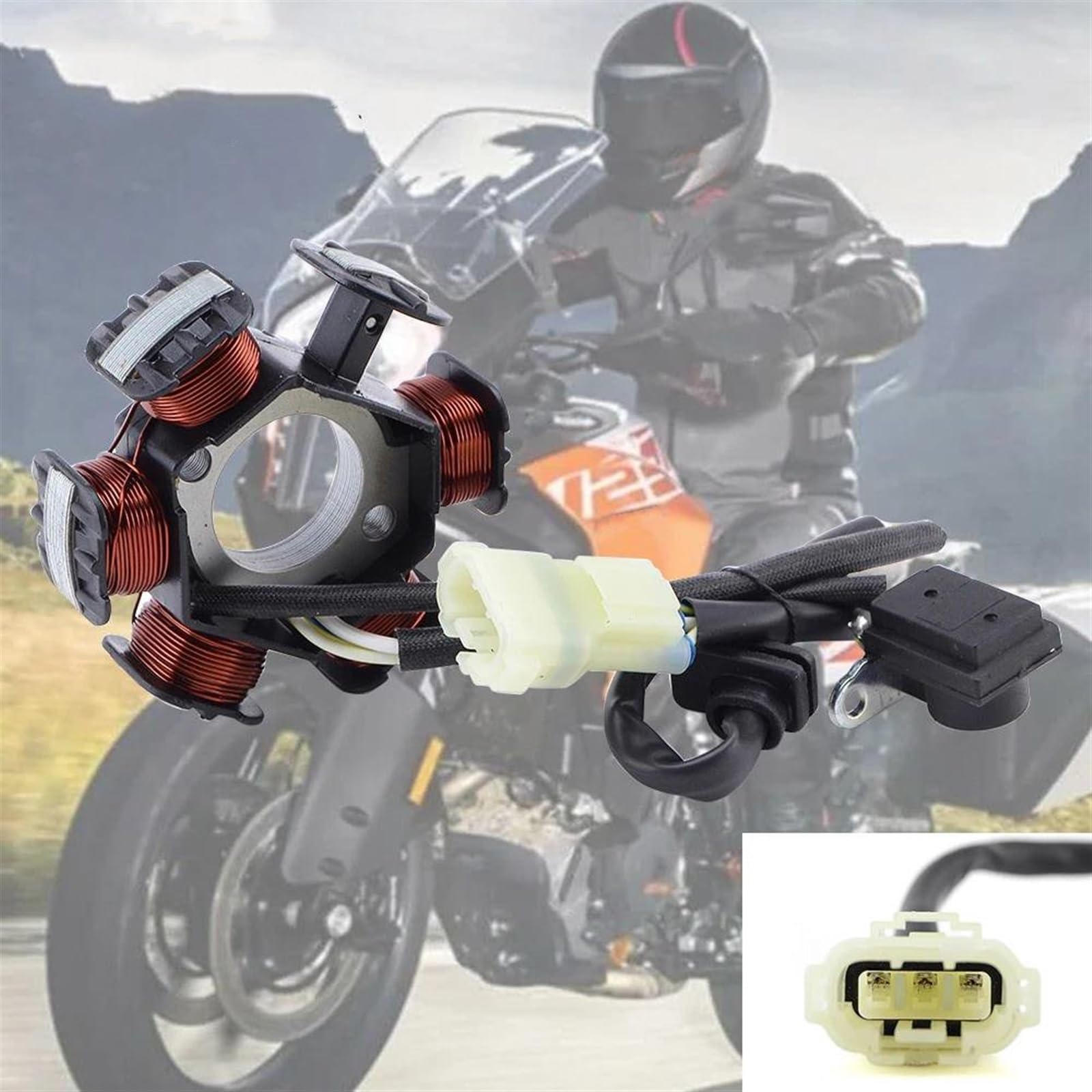 SKINII Bobina Accensione Moto Statore Bobina 31120-HP2-671 per TRX 90EX TRX 90X per Sportrax TRX 90 Ex TRX-90EX TRX90EX TRX-90X Accensione dello Statore