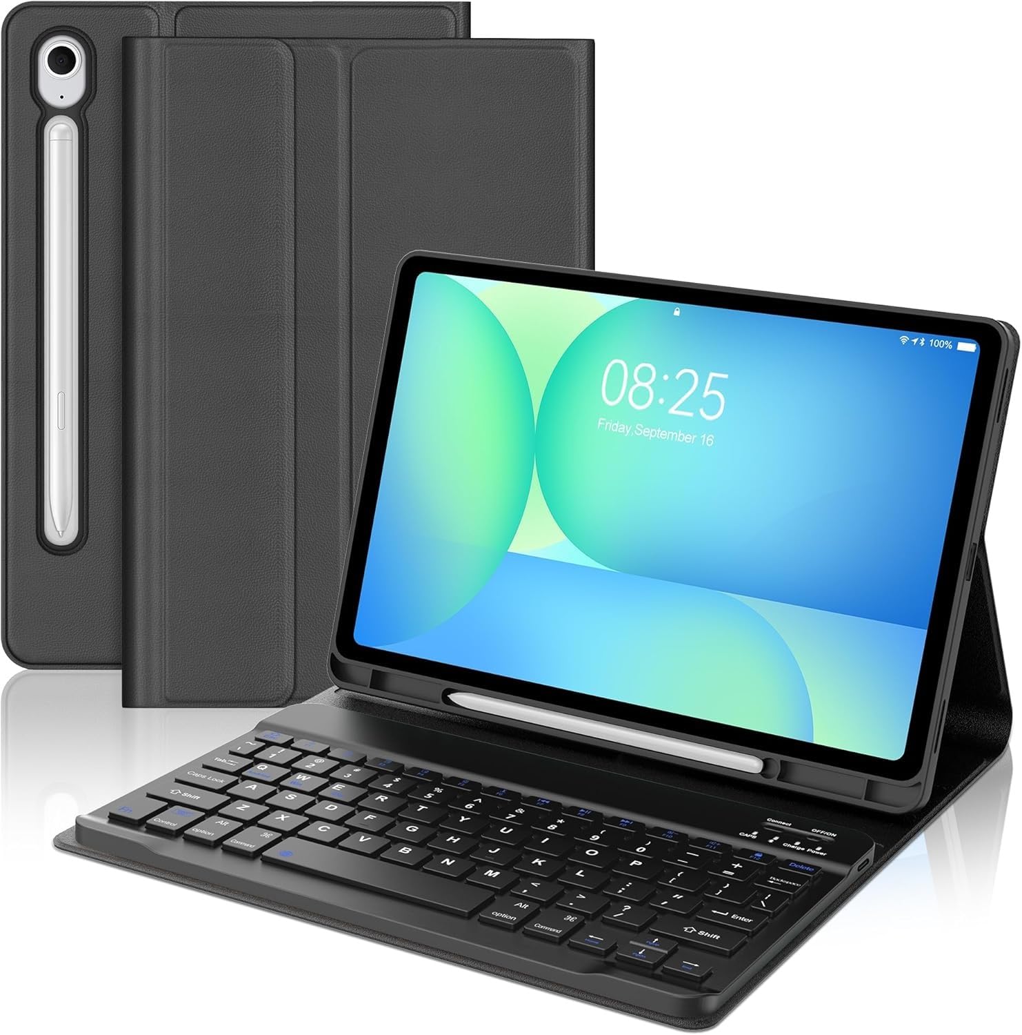 - Keyboard Case for Samsung Galaxy Tab S10 Lite / S10 FE / S9 / S9 FE /S8 / S7 (11/10.9 Inch only) Slim Lightweight Stand Cover, Magnetically Detachable Wireless Bluetooth Keyboard (NOT for S10)