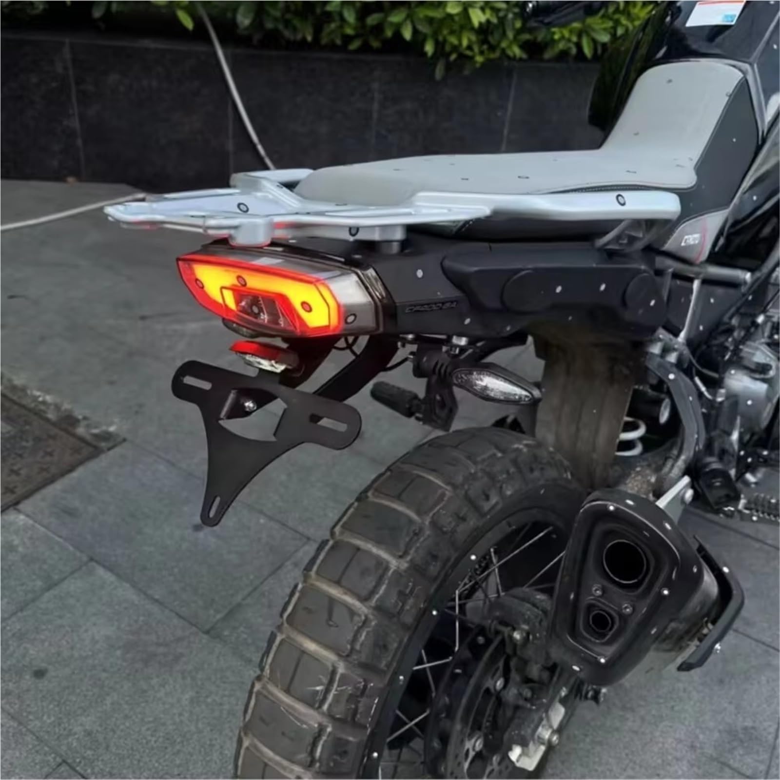 Portatarga Posteriore Moto Per CFMOTO 450MT 450 MT IBEX 2024 2025 2026 Con LED