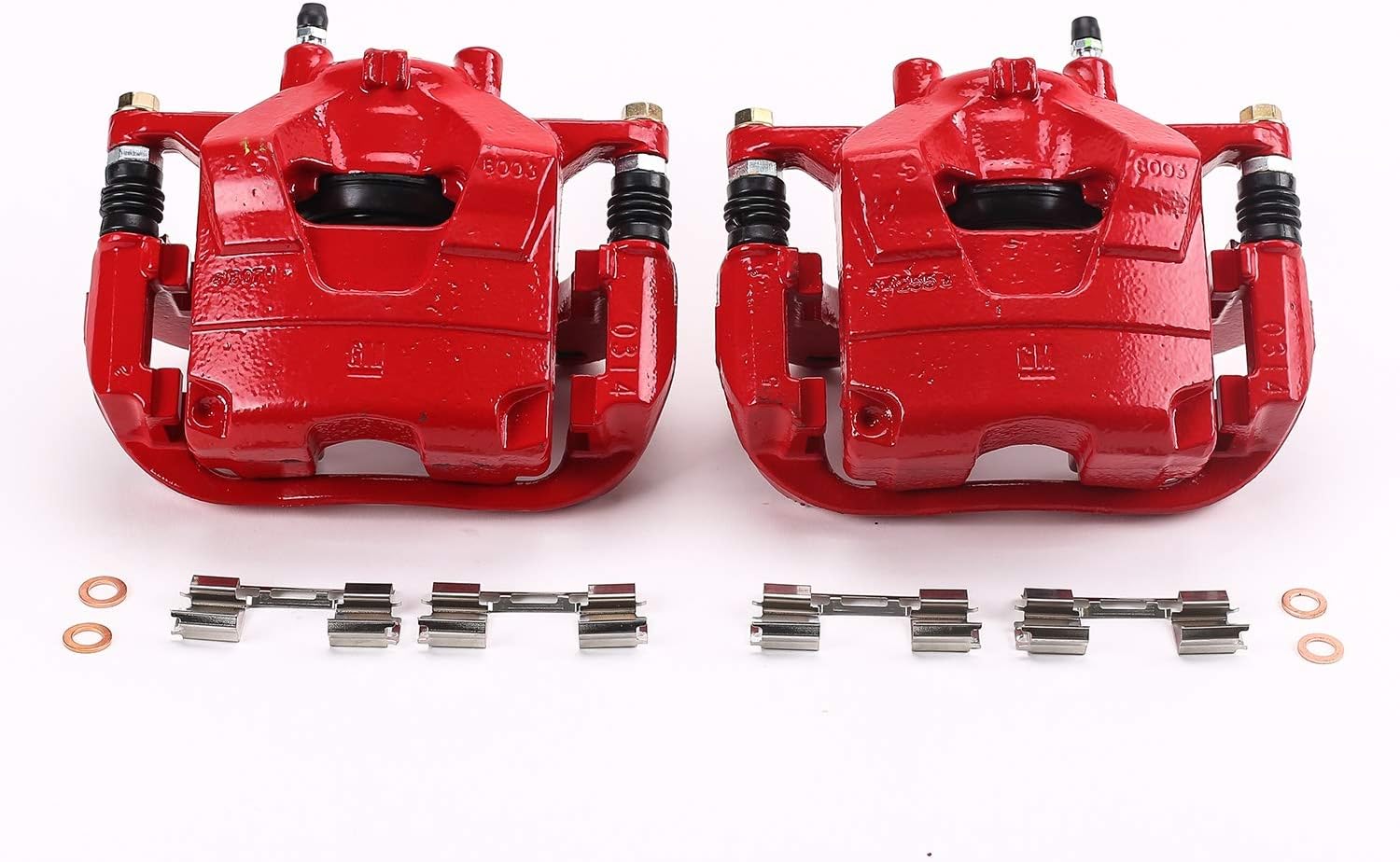 Power Stop S5328 Front Powder Coated Caliper Pair For Buick Encore, Buick Verano, Chevrolet Cruze, Chevrolet Orlando, Chevrolet Trax, Chevrolet Volt [Model Specific]