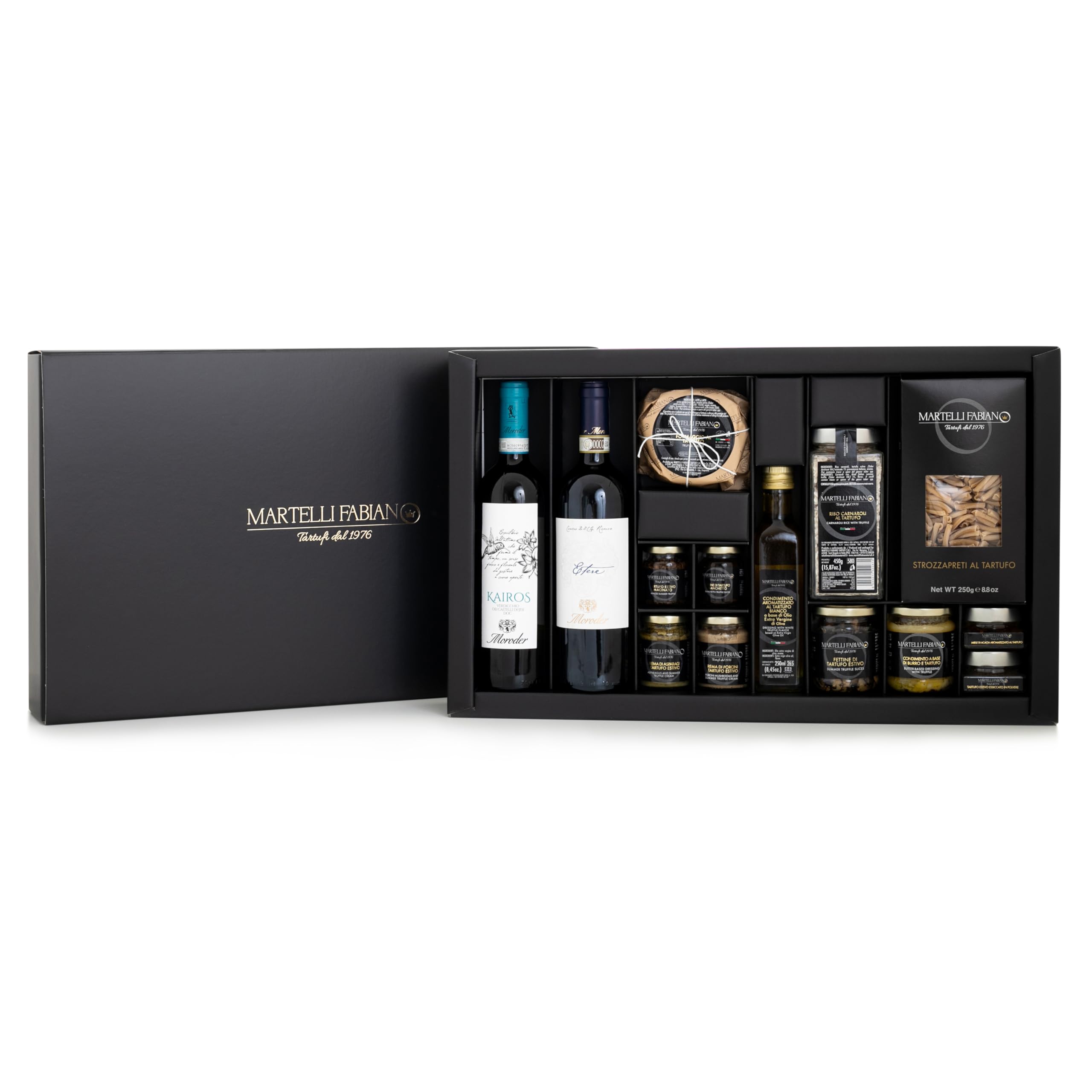 Confezione Regalo Tartufo NEW YORK - Cesti Natalizi Pasquali a base di Tartufo - Prodotti Tipici Artigianali - Idea Pacco Gastronomico Natale Pasqua - Truffle Gift Idea - Martelli Fabiano Tartufi