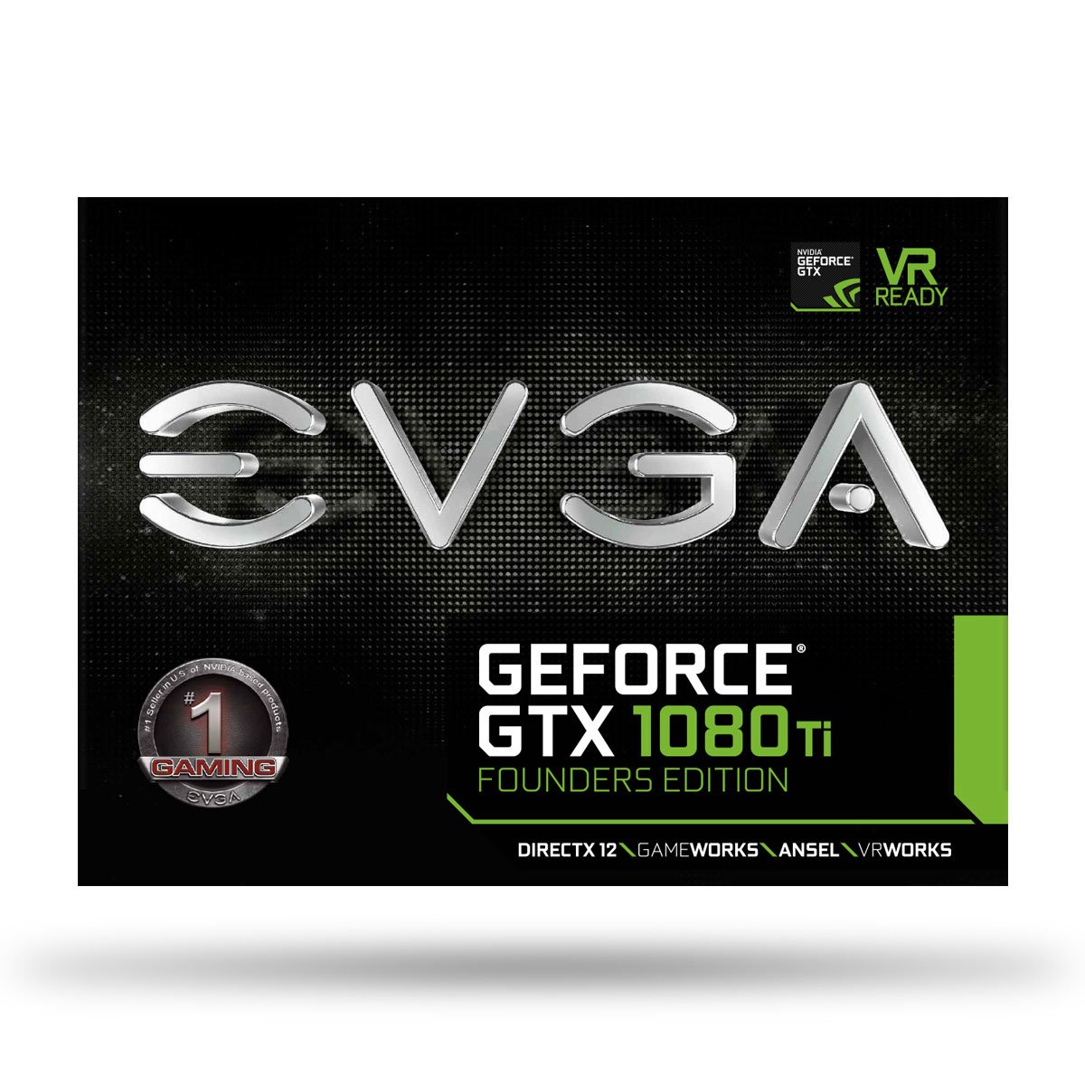 EVGA GeForce GTX 1080 Ti FOUNDERS EDITION GAMING, 11GB GDDR5X, LED, DX12 OSD Support (PXOC) Schede Grafiche 11G-P4-6390-KR