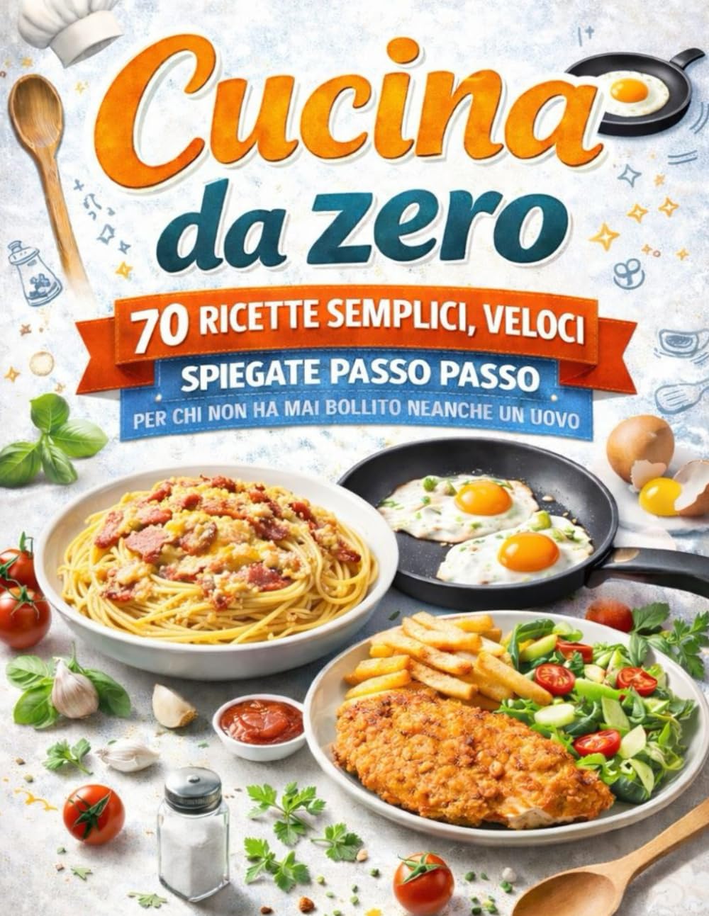 Cucino da zero: 70 ricette semplici, veloci, spiegate passo passo, per chi non ha mai bollito neanche un uovo.
