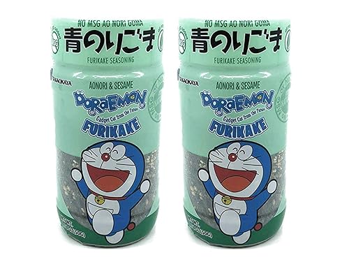 AoNori Goma Furikake - Condimento de arroz (sin sal, sin MSG, sin gluten), 1.76 onzas, producto de Japón (paquete de 2))