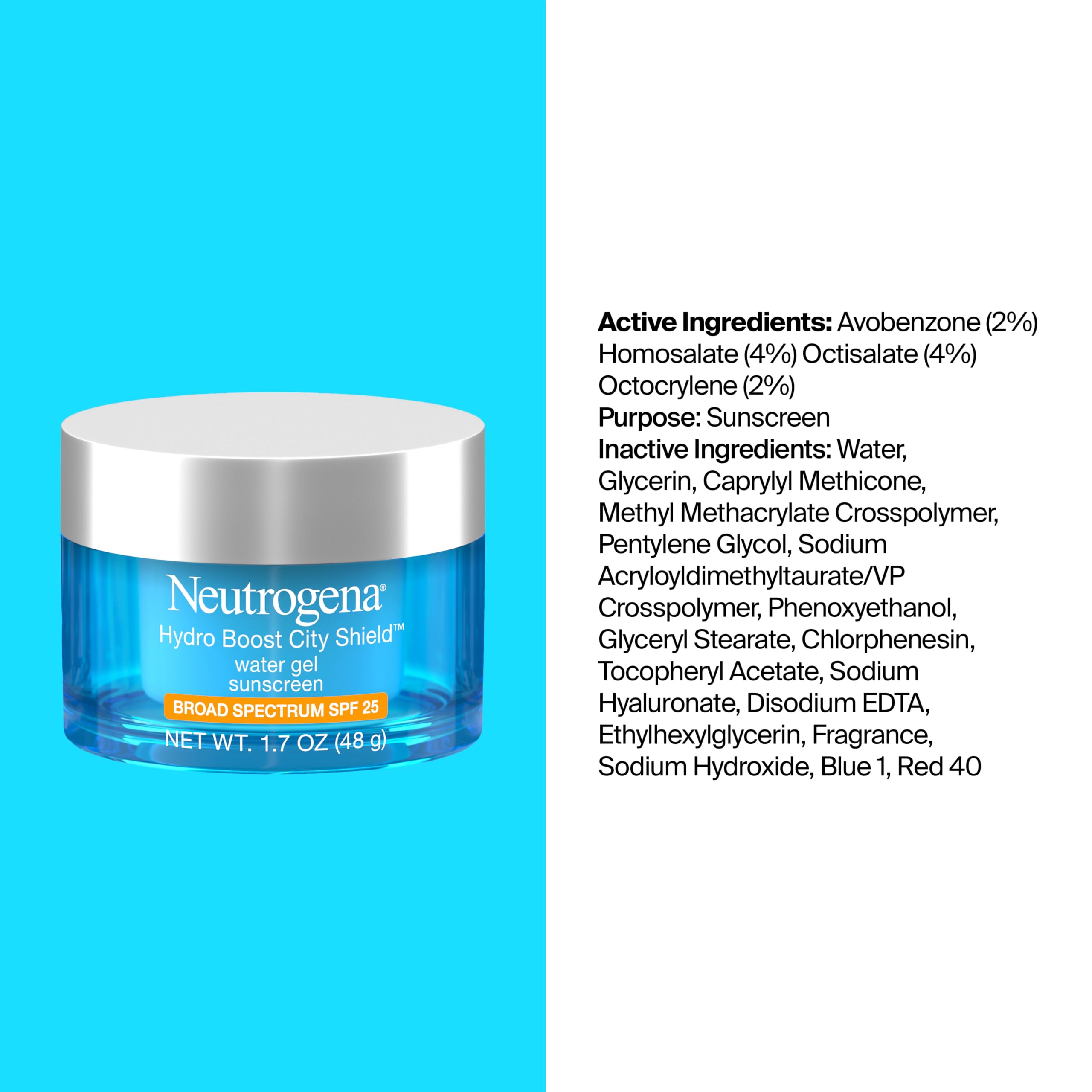 Neutrogena Hydro Boost Sunscreen SPF 25 -8