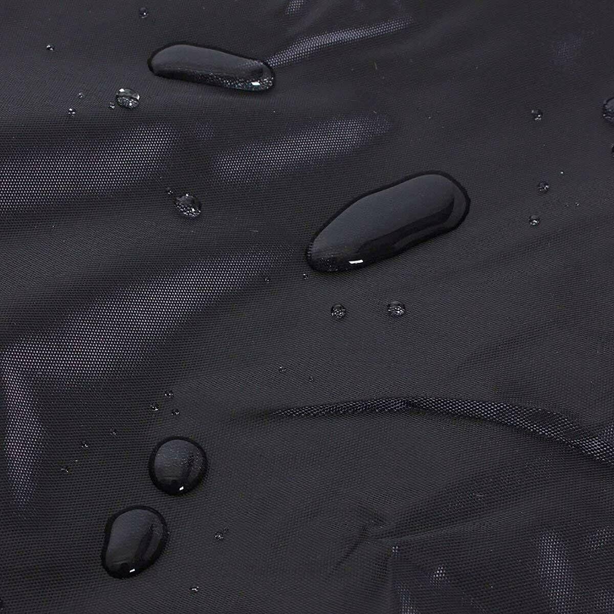 Copertura per Barbecue Extra Large e Resistente, Impermeabile, per Esterni, da Giardino, XXL 190x71x117 cm, Nera