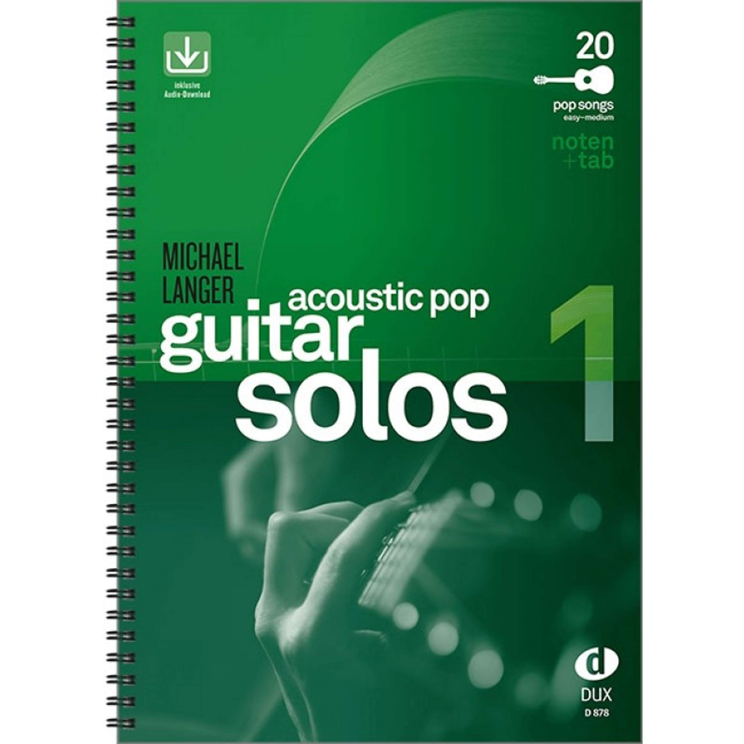 Acoustic Pop Guitar Solos 1: Noten & TAB - easy/medium
