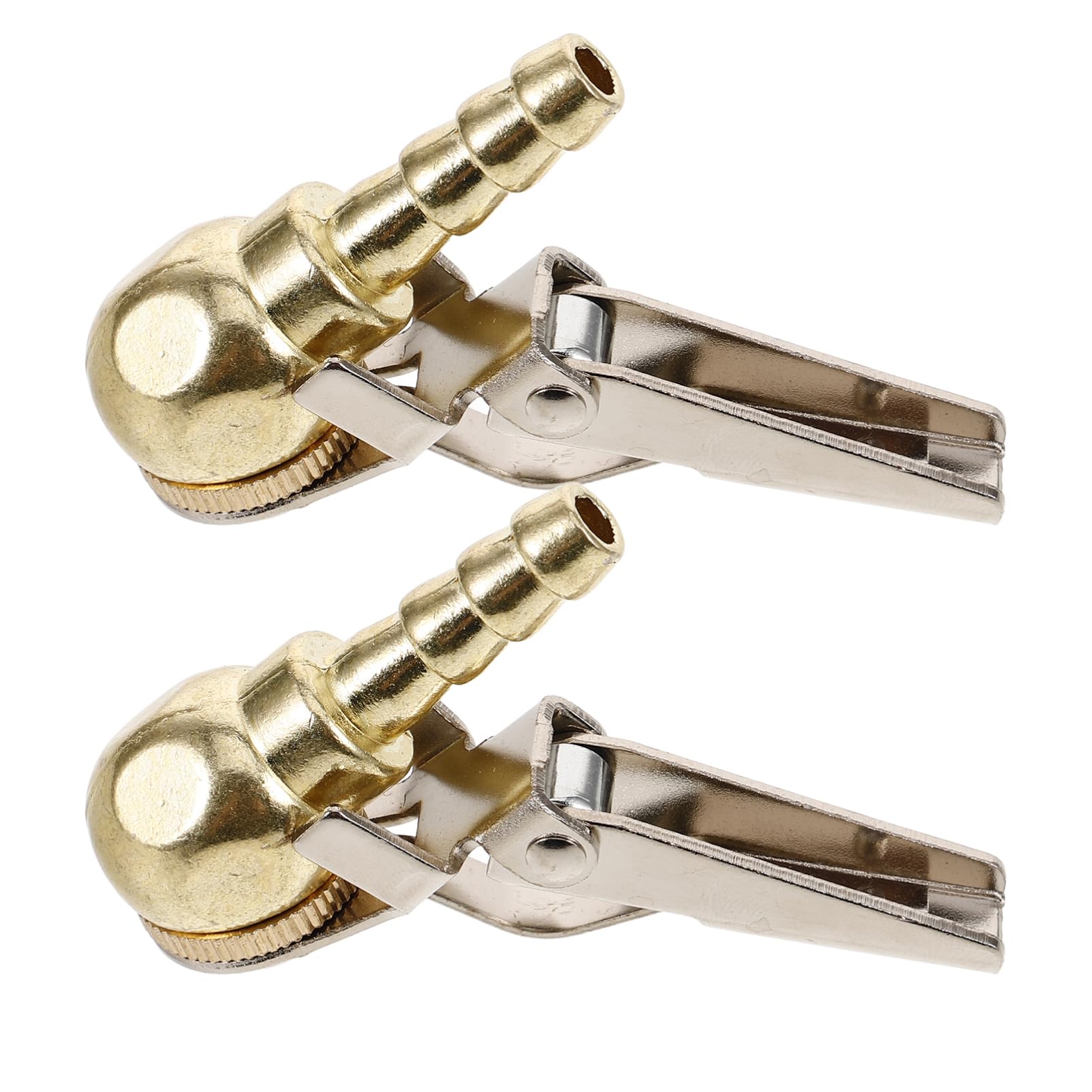 SOLUSTRE 2pcs Locking Air Chuck for Tires Tire Inflator Accessory Compatible Cars Trucks Motorcycles Lightweight Compact Design for Easy Use Storage