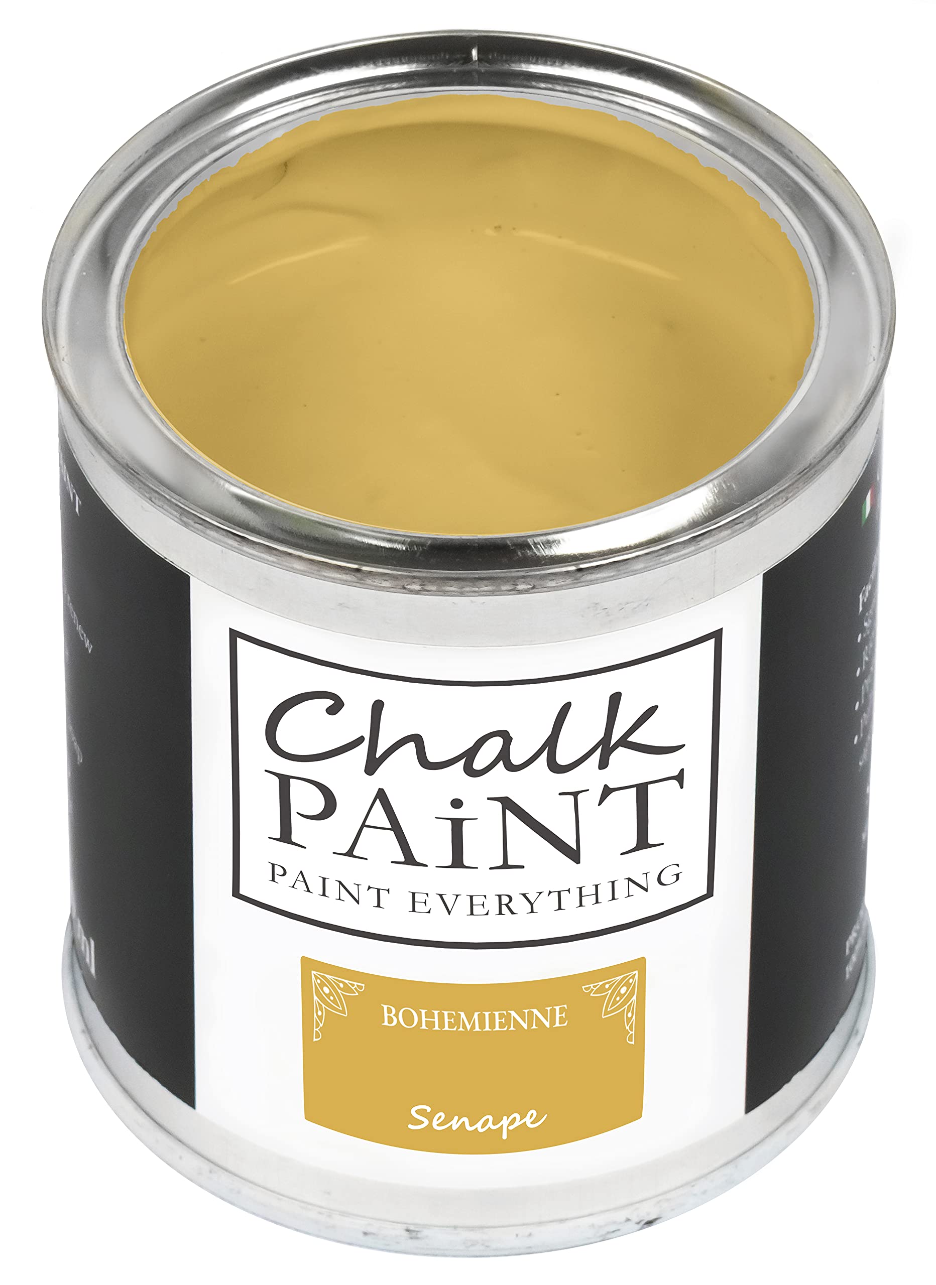 Chalk Paint Paint Everything Mustard Chalk Paint Everything® Senape ( Yellow) – 750 Ml Water-Based Chalk Paint For Shabby Chic Furniture, Décor, And Upcycling Projects – Non-Toxic, Easy To Apply