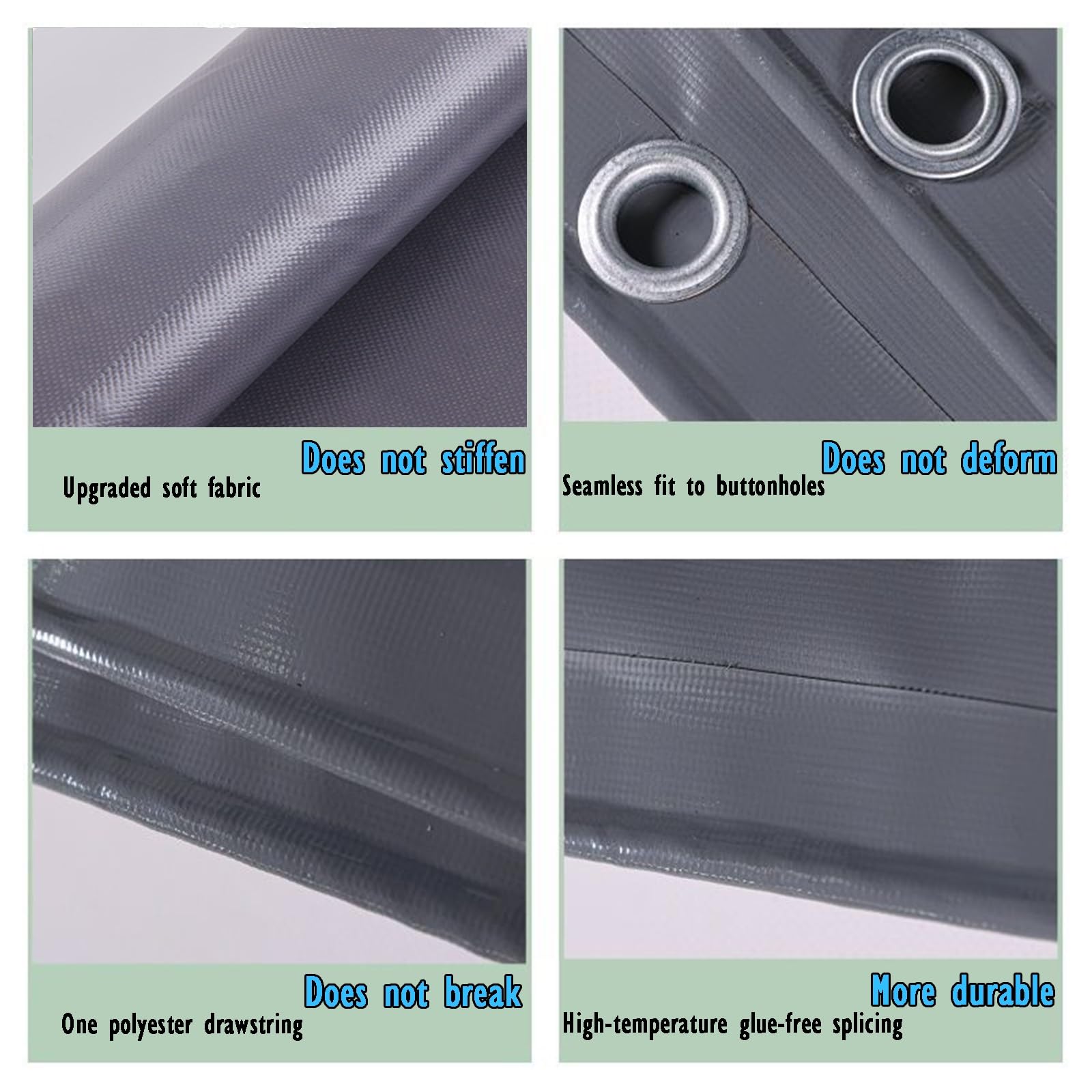 Manta ignífuga multiusos para parrilla y cocina, manta térmica resistente al fuego para hogueras al aire libre y uso de emergencia, bordes reforzados (3,8 x 5,8 m)