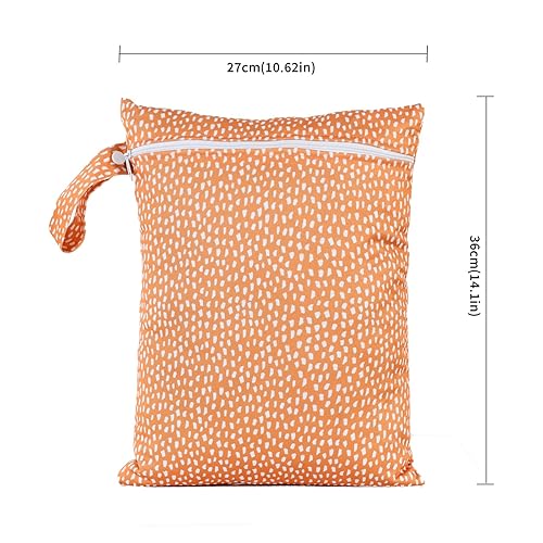 Miniatura 5 de Juego de 3 bolsas húmedas para almacenamiento, impermeables, lavables, bolsas de viaje, playa, piscina, bolsa de gimnasio para trajes de baño y ropa