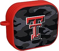 Vista 3 de AFFINITY BANDS Texas Tech Red Raiders Camo HDX - Funda compatible con Apple AirPods Generación 3