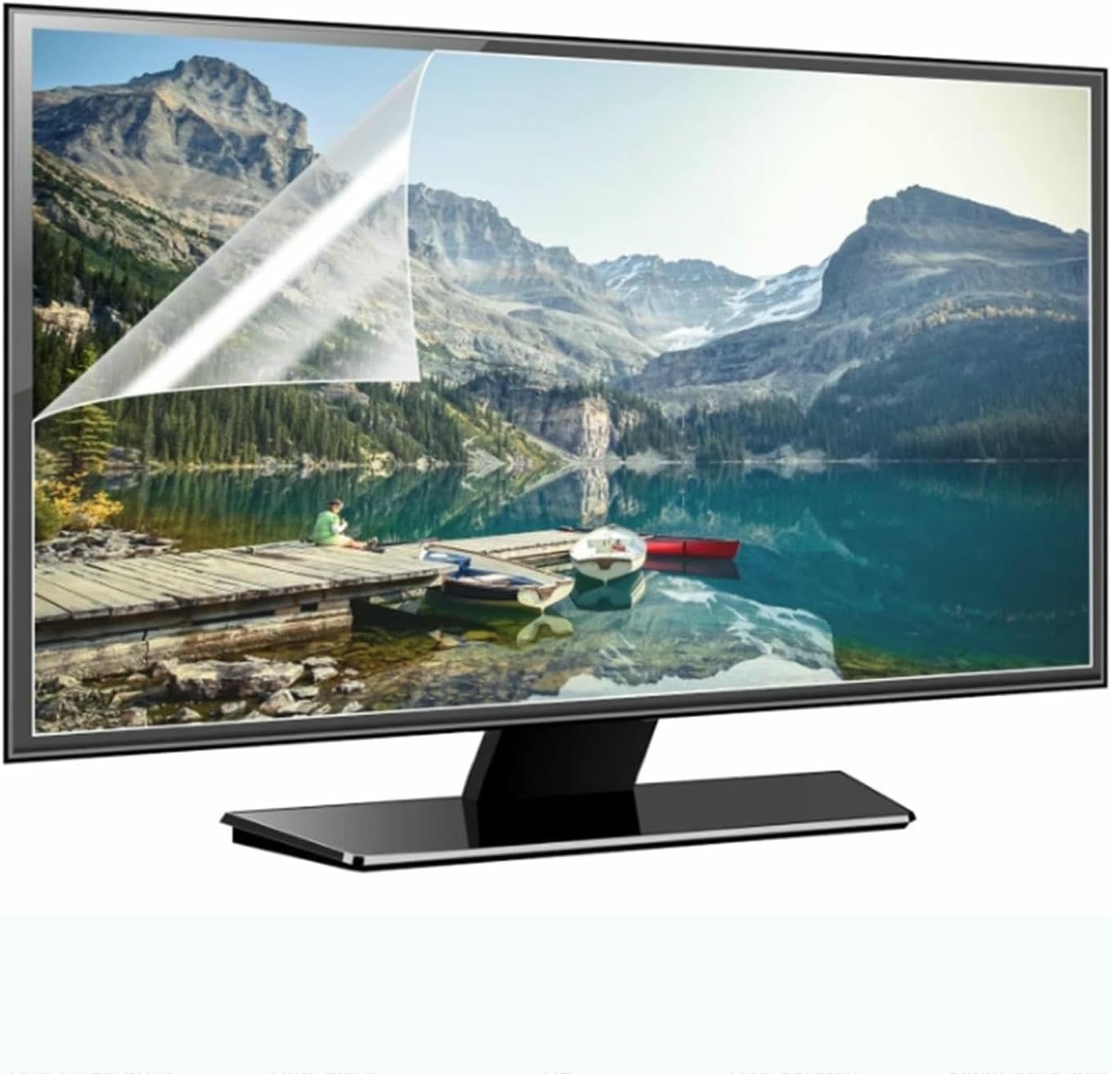 Film protecteur d'écran TV anti-lumière bleue mat pour téléviseur OLED et LED