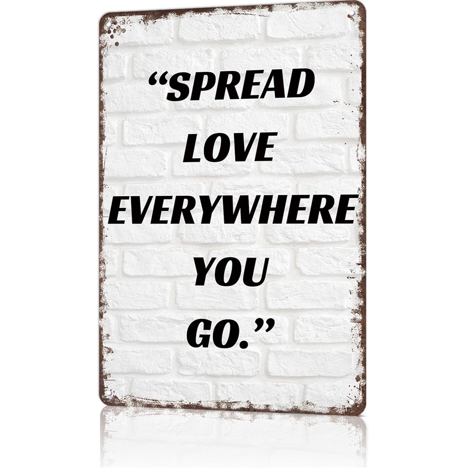 KWQDOZF Funny Metal Tin Signs Inspirational Quote Quotes Poster Wall Art for Dorm Home Garage Office Decor 8X12inch