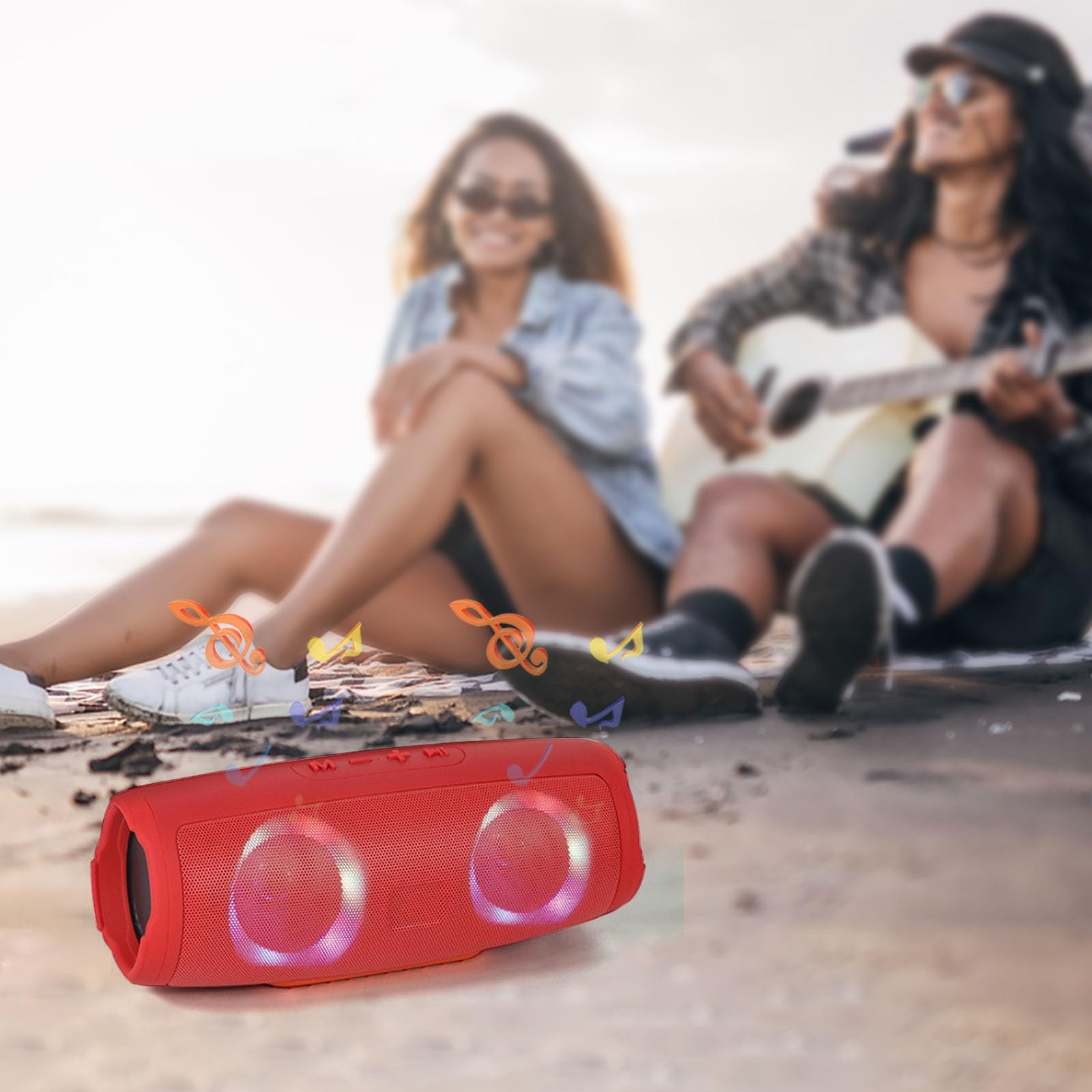 Bluetooth Speaker, Wireless Subwoofer, Outdoor High-Volume Mini Speaker, Home Colored Light,Online Shopping, Portable Speaker,Bluetooth Speakers Portable Wireless