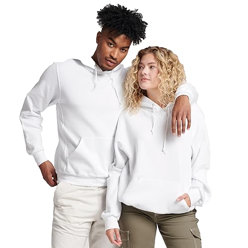 mens Dri-power Fleece Hoodies, Moisture Wicking, Cotton Blend, Relaxed Fit,